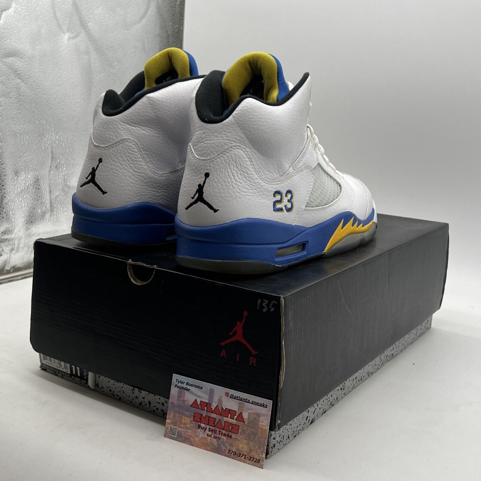 Size 11 - Air Jordan 5 Retro 2013 Laney (136027-189)