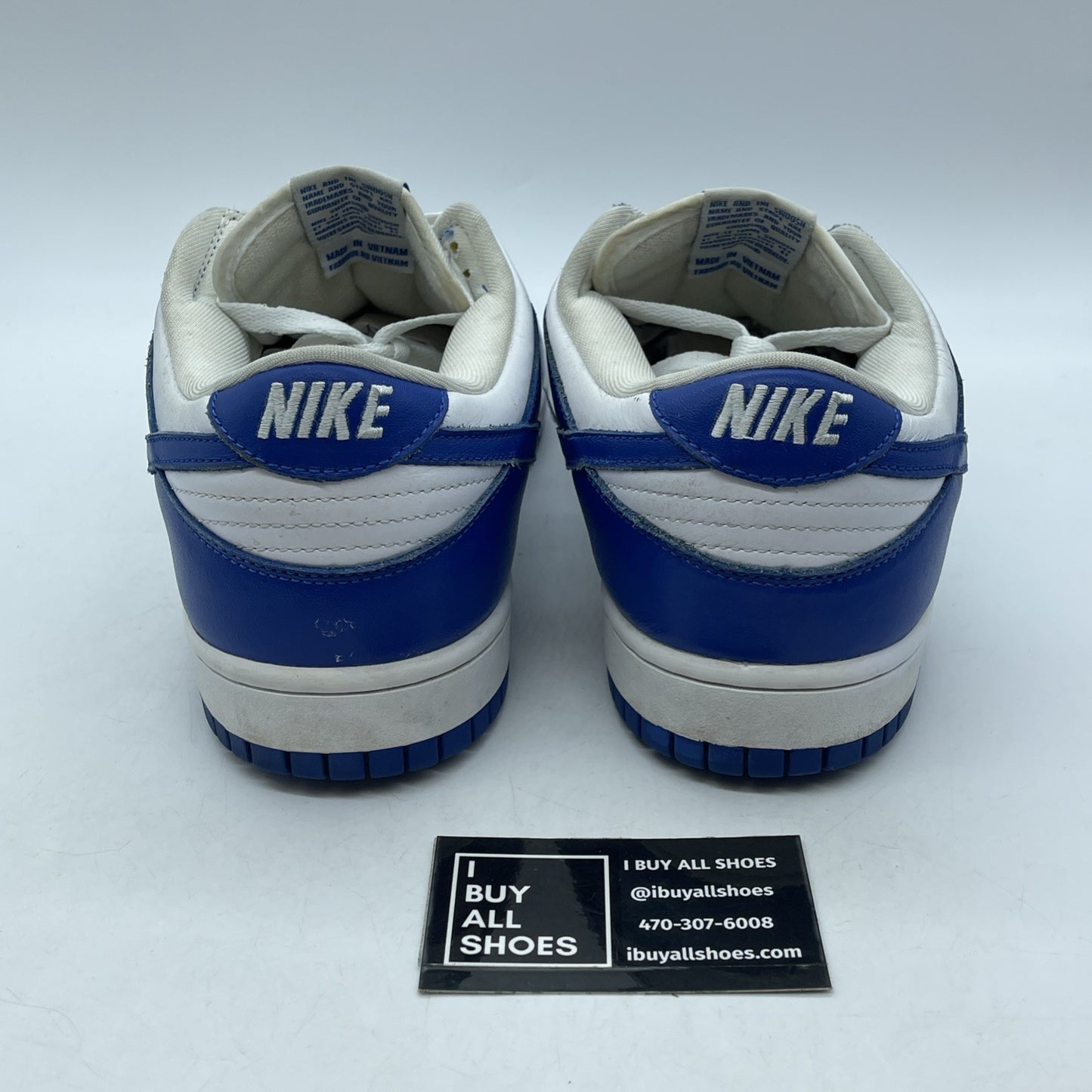Size 12 - Nike Dunk Low Retro SP Kentucky 2020 Blue White Leather (CU1726-100)