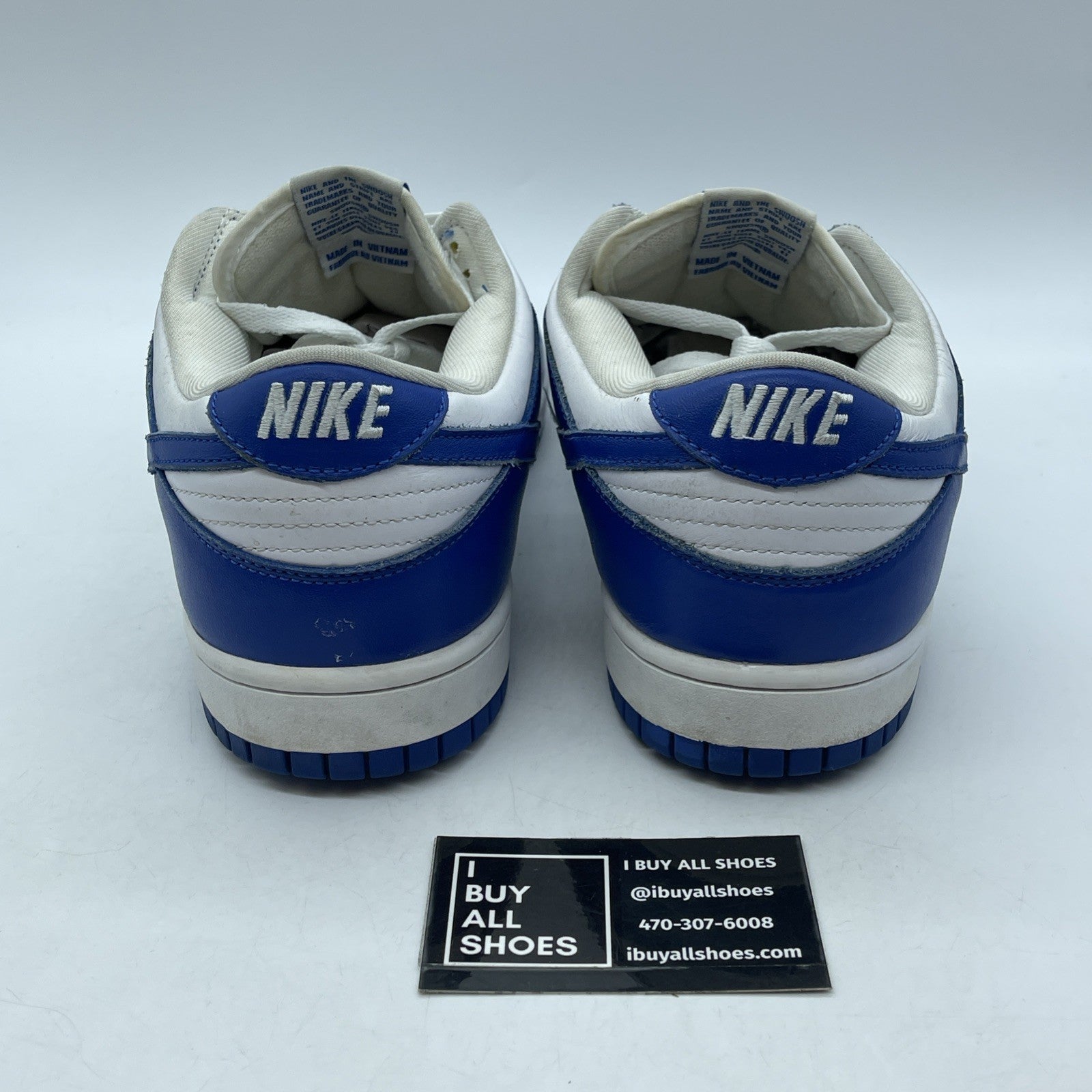 Size 12 - Nike Dunk Low Retro SP Kentucky 2020 Blue White Leather (CU1726-100)