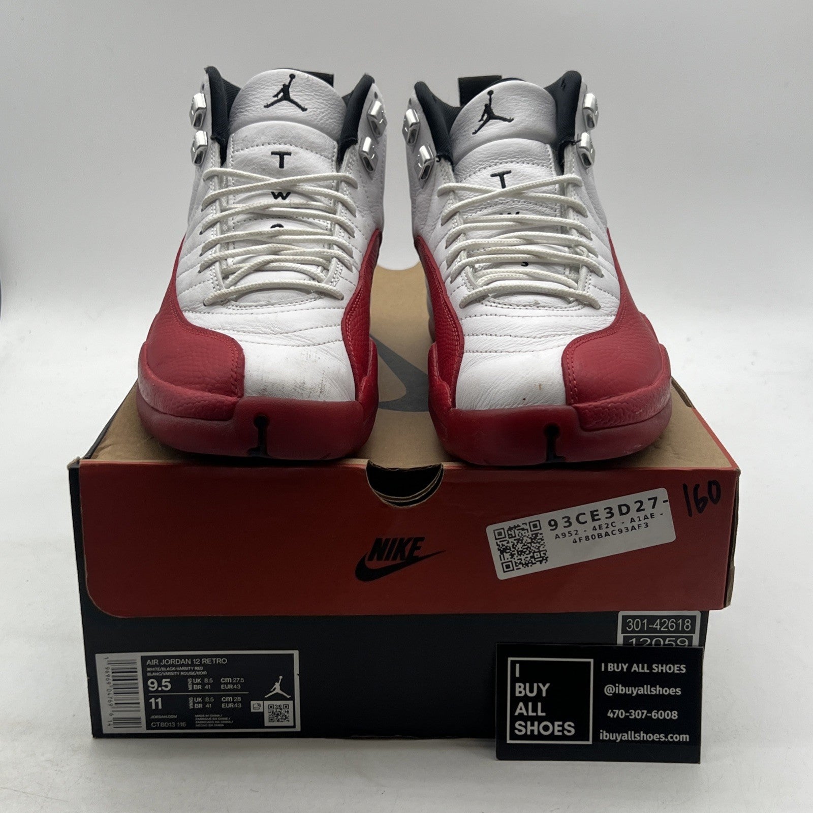 Size 9.5 - Air Jordan 12 Retro 2023 Mid Cherry (CT8013-116)