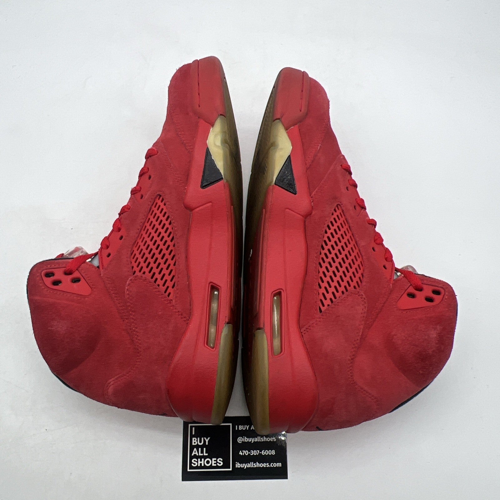Size 10.5 - Air Jordan 5 Retro Red Suede (136027-602)