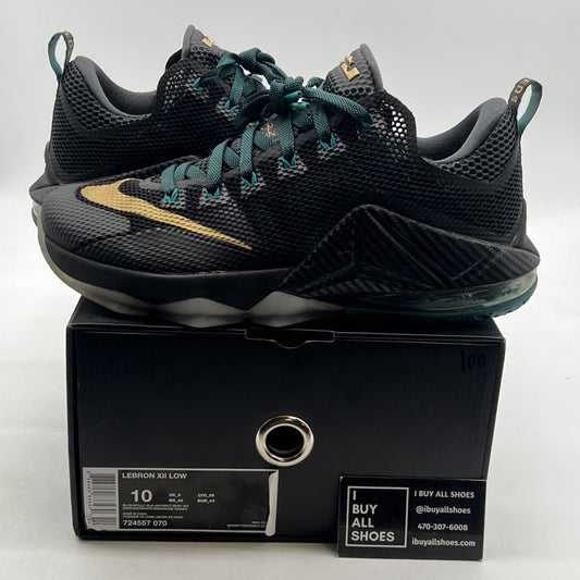 Size 10 - Nike LeBron 12 Low Carbon Fiber (724557-070)