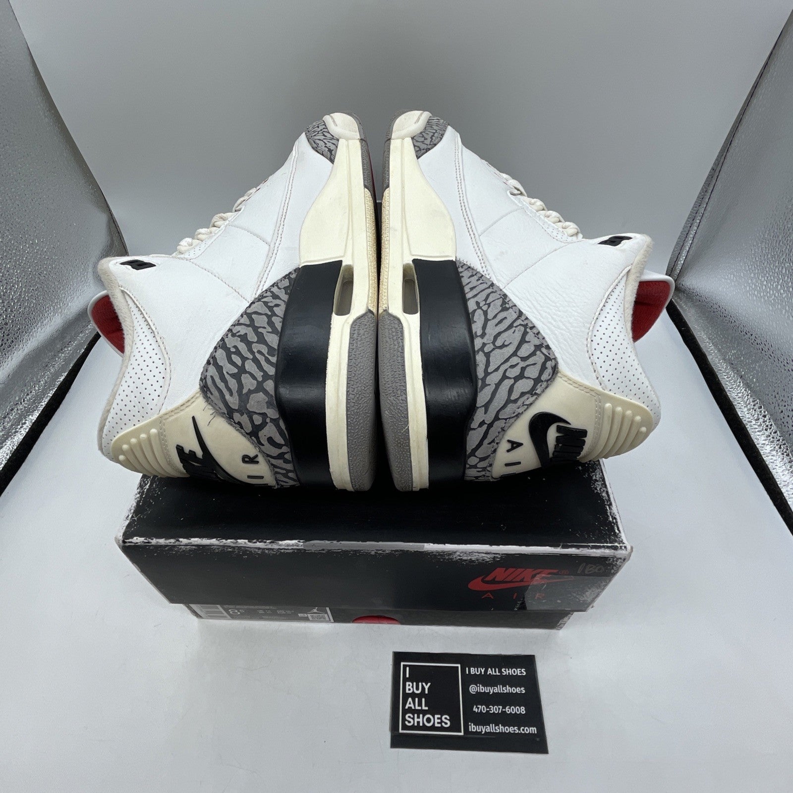 Size 8.5 - Air Jordan 3 Retro Mid White Cement Reimagined (DN2707-100)