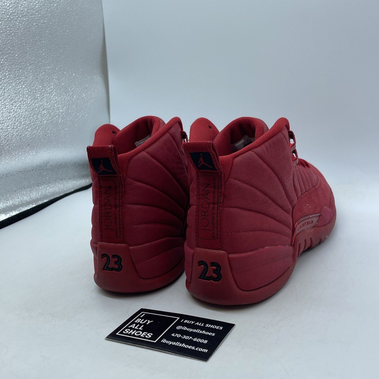 Size 8 - Air Jordan 12 Retro Gym Red Black Suede Leather (130690-601)
