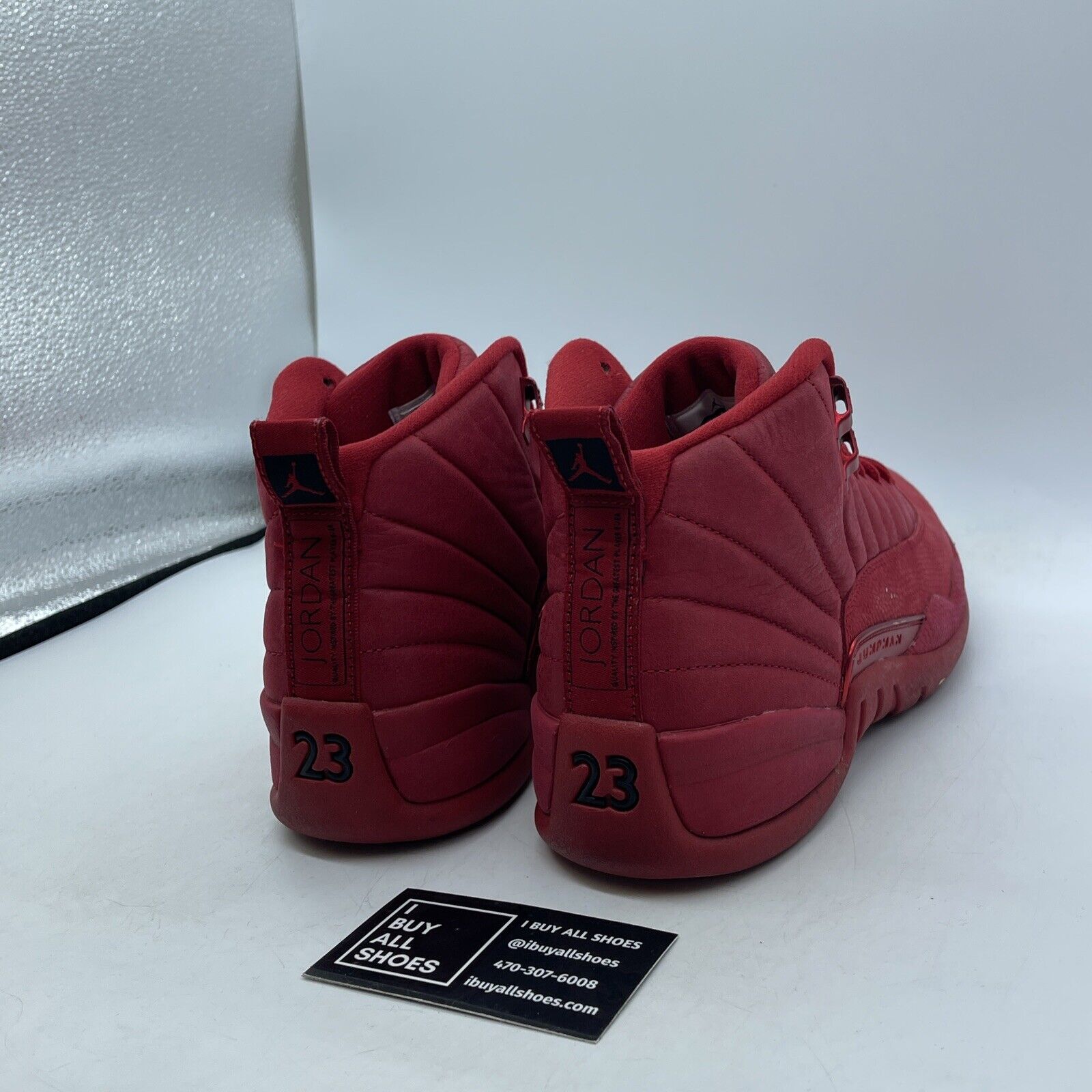 Size 8 - Air Jordan 12 Retro Gym Red Black Suede Leather (130690-601)