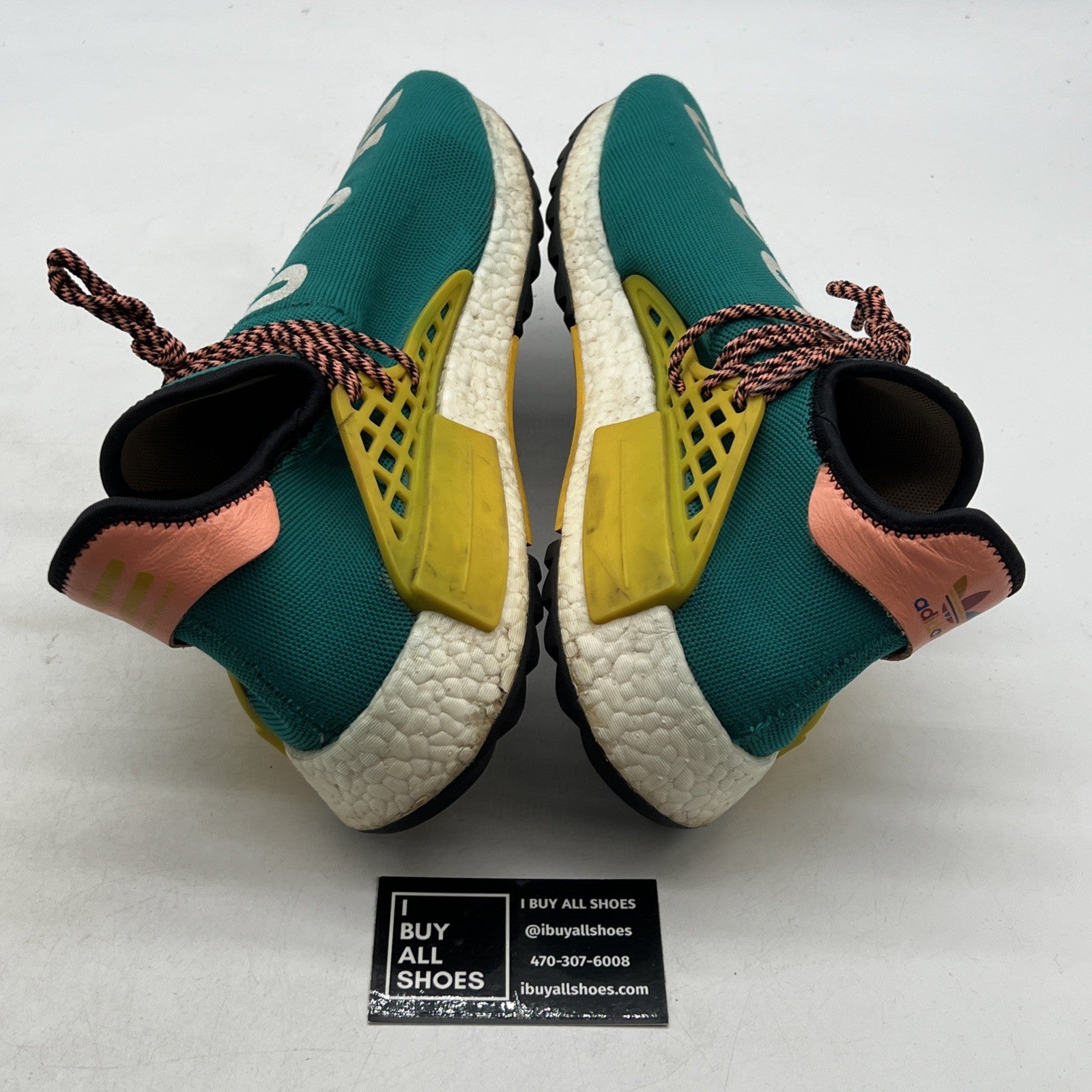 Size 13 - adidas Pharrell x NMD Human Race Trail Sun Glow (AC7188)