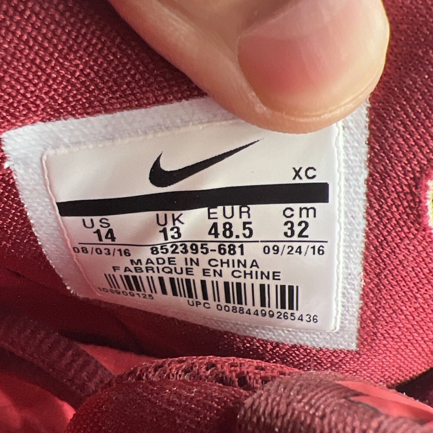 Size 14 - Nike Kyrie 3 Hot Punch White (852395-681)