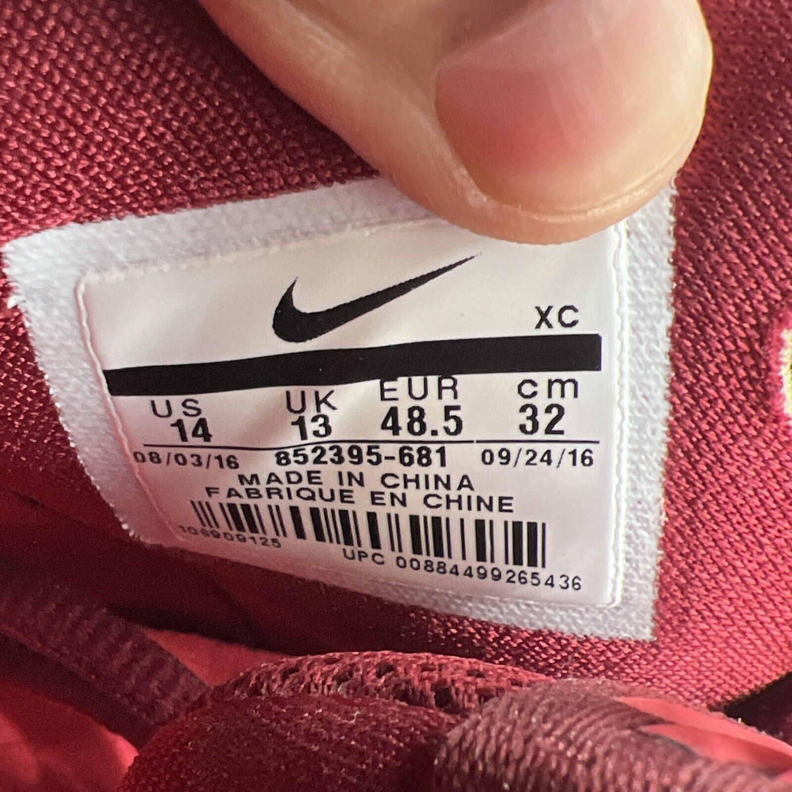 Size 14 - Nike Kyrie 3 Hot Punch White (852395-681)