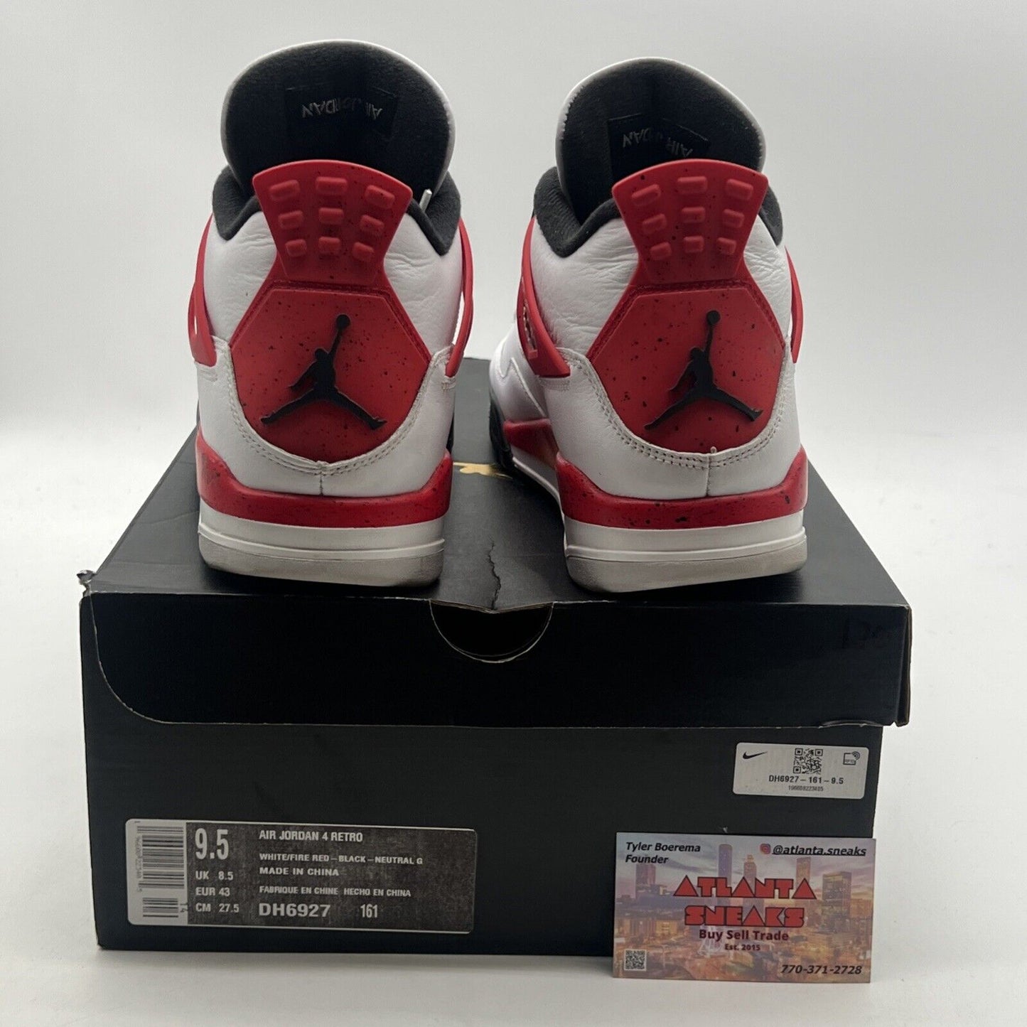 Size 9.5 - Air Jordan 4 Retro Mid Red Cement (DH6927-161)