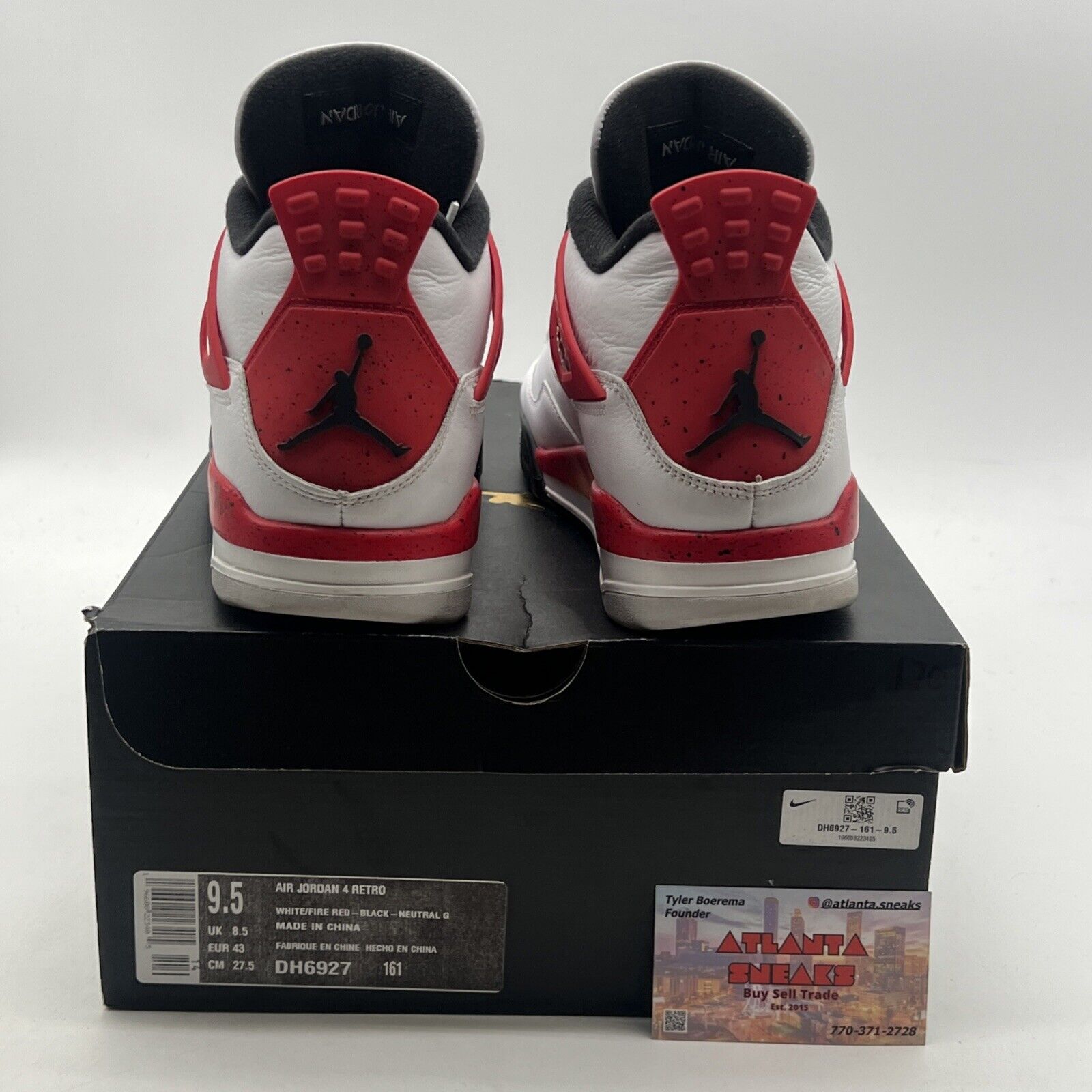 Size 9.5 - Air Jordan 4 Retro Mid Red Cement (DH6927-161)