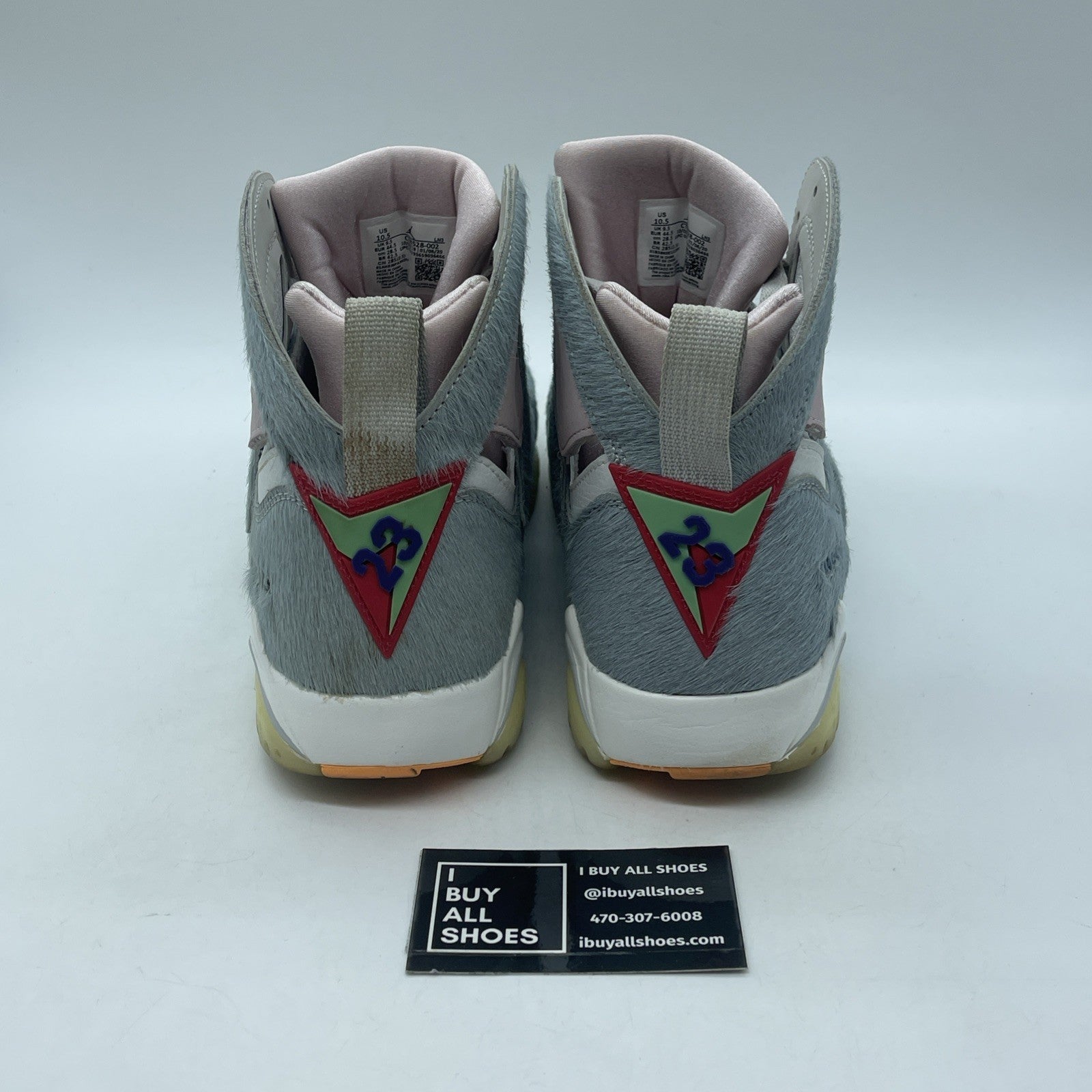 Size 10.5 - Air Jordan 7 Retro SE Hare 2.0 Grey Pink Suede (CT8528-002)