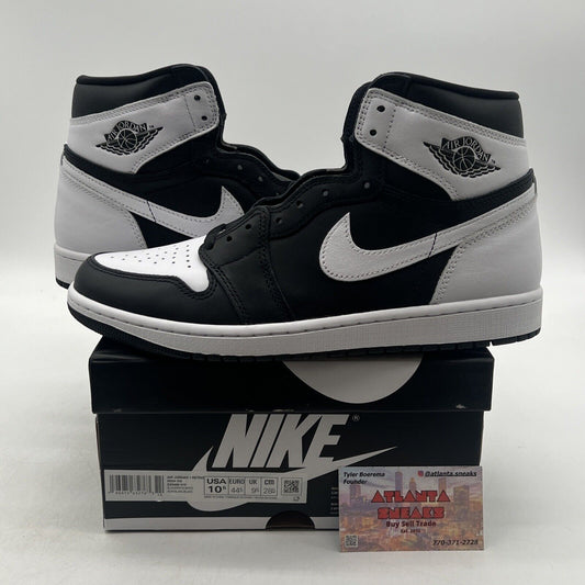 Size 10.5 - Air Jordan 1 Retro OG High Black White 2.0 (DZ5485-010)