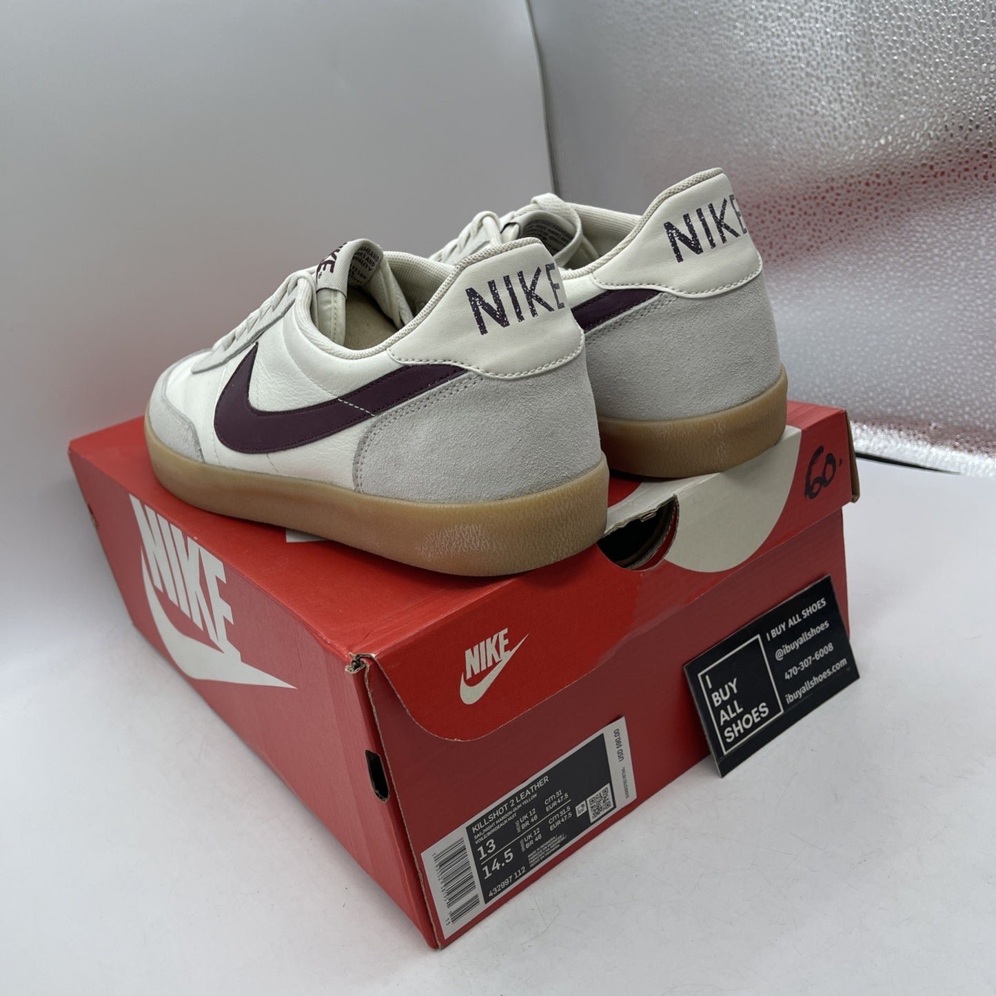 Size 13 - Nike Killshot 2 Night Maroon (432997-112)