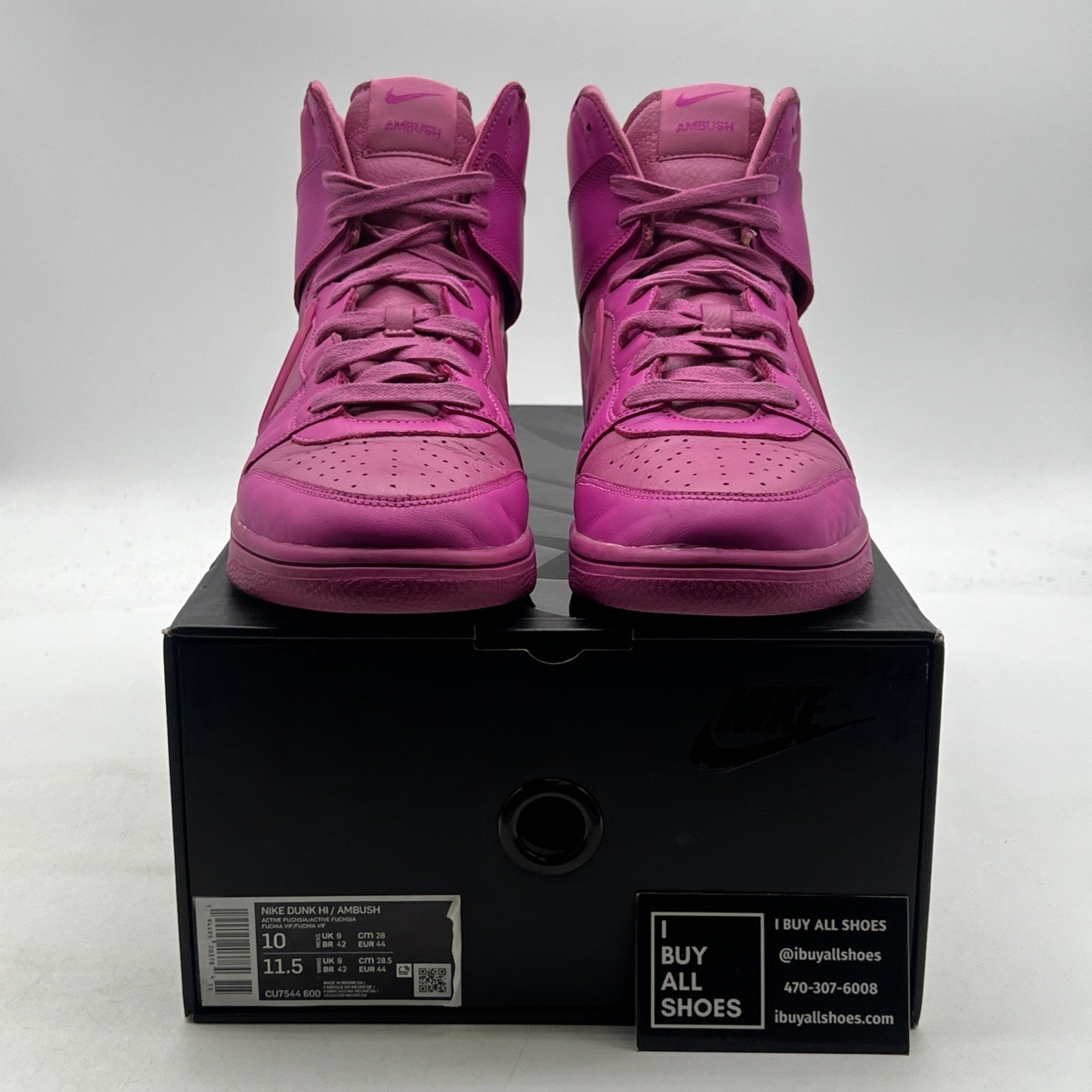Size 10 - Nike AMBUSH x Dunk High Pink (CU7544-600)