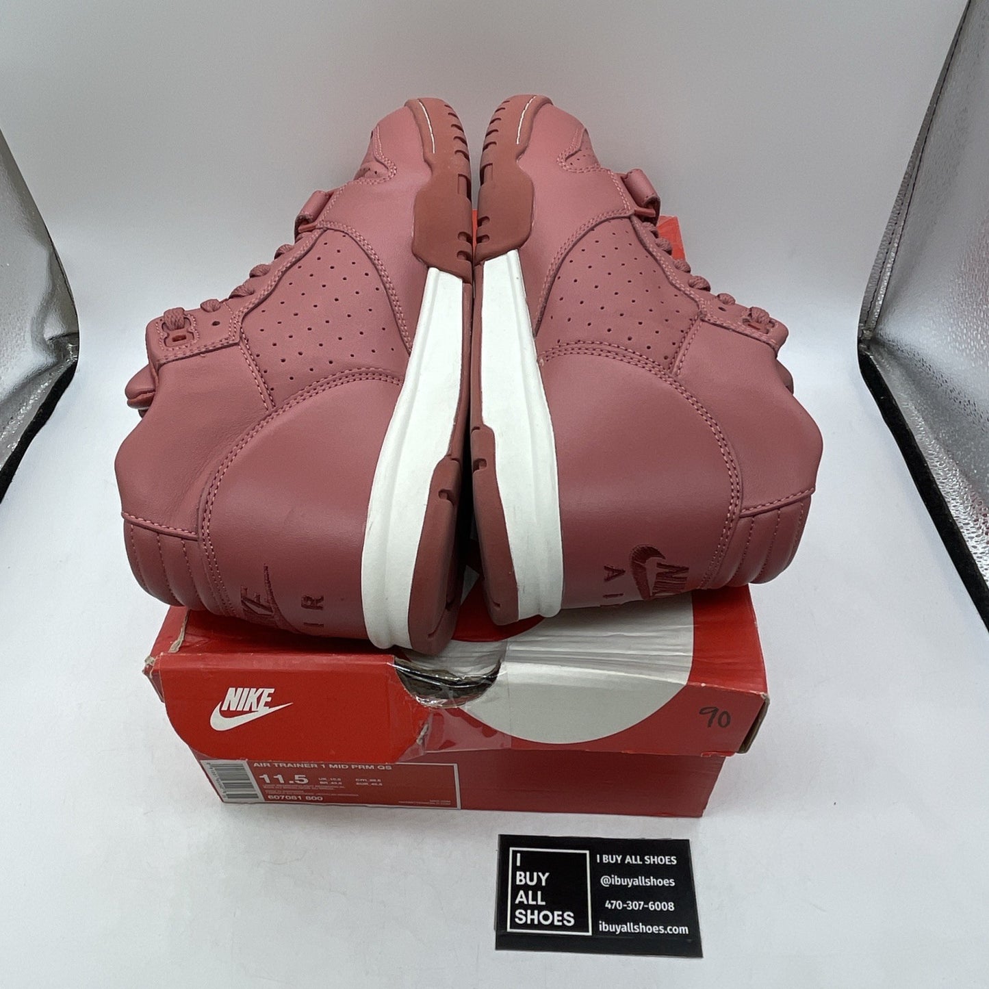 Size 11.5 - Nike Air Trainer 1 Premium QS Mid Light Redwood (607081-800)