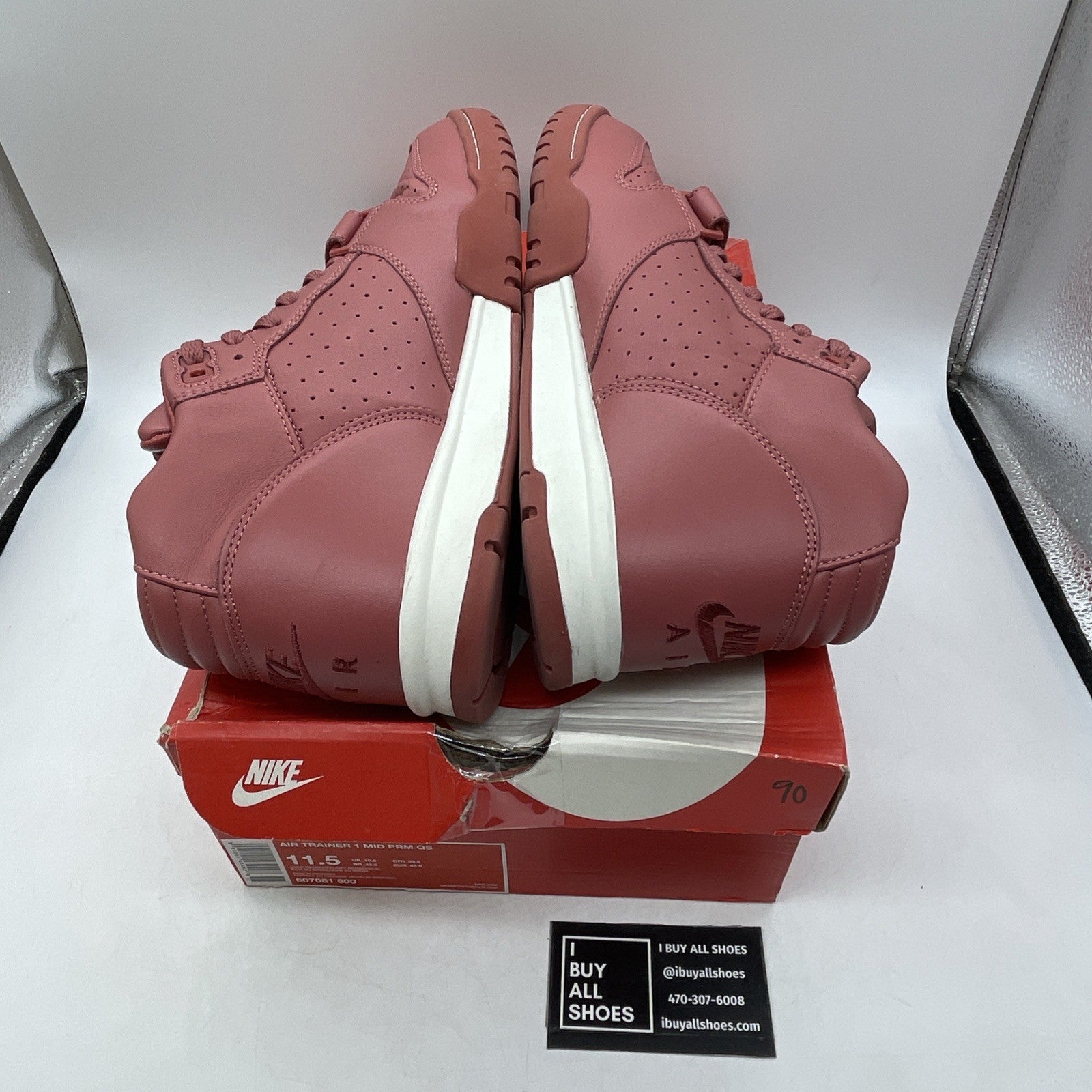 Size 11.5 - Nike Air Trainer 1 Premium QS Mid Light Redwood (607081-800)