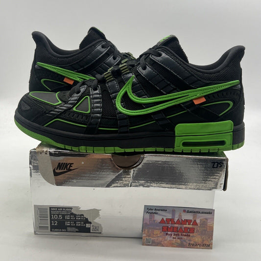 Size 10.5 - Nike Air Rubber Dunk x Off-White Low Green Strike (CU6015-001)