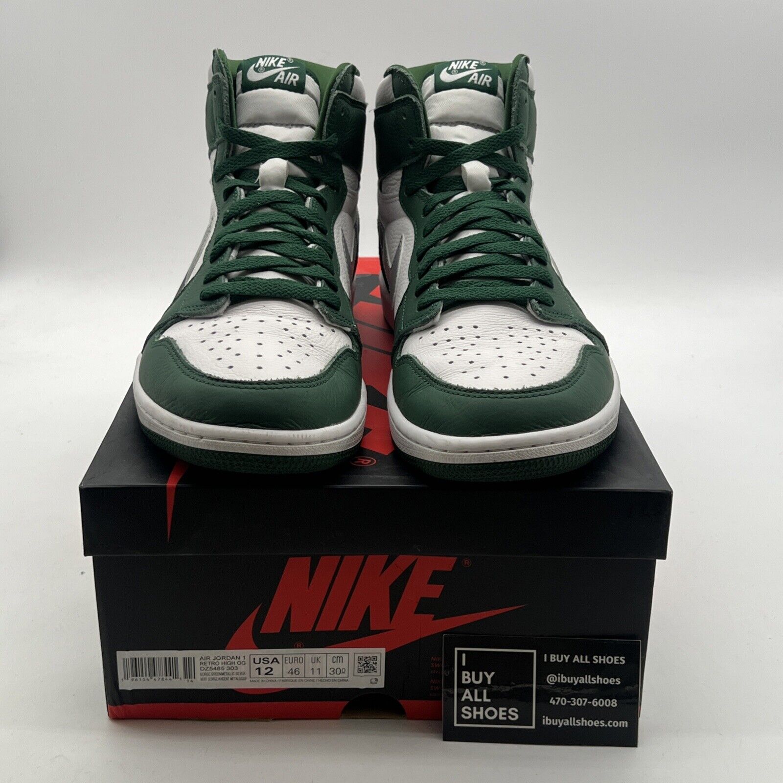 Size 12 - Air Jordan 1 Retro OG High Gorge Green (DZ5485-303)