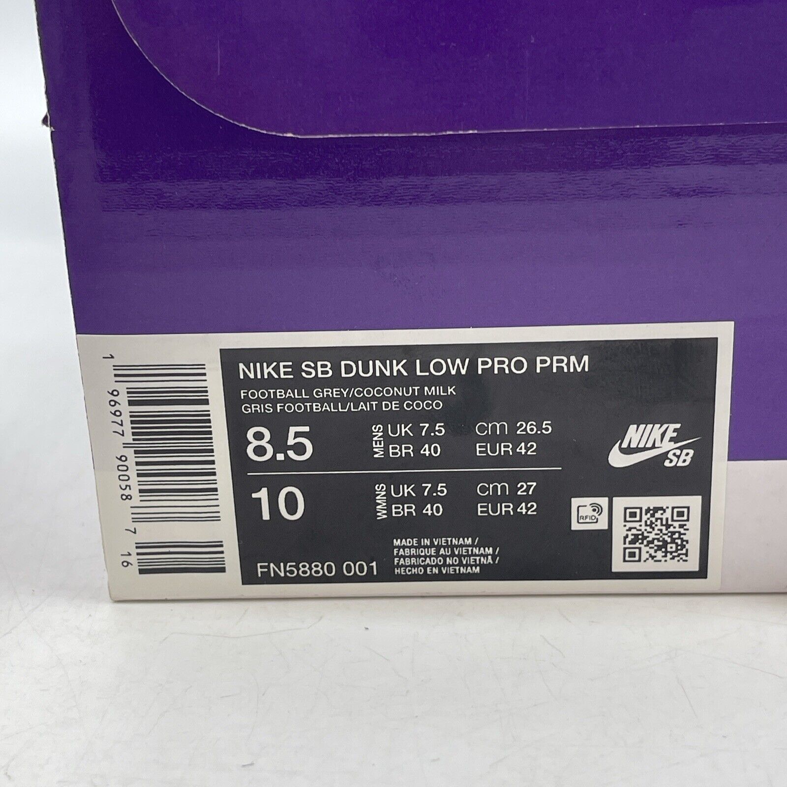 Size 8.5 - Nike Dunk Premium SB Low City of Style Pack Purple Suede (FN5880-001)