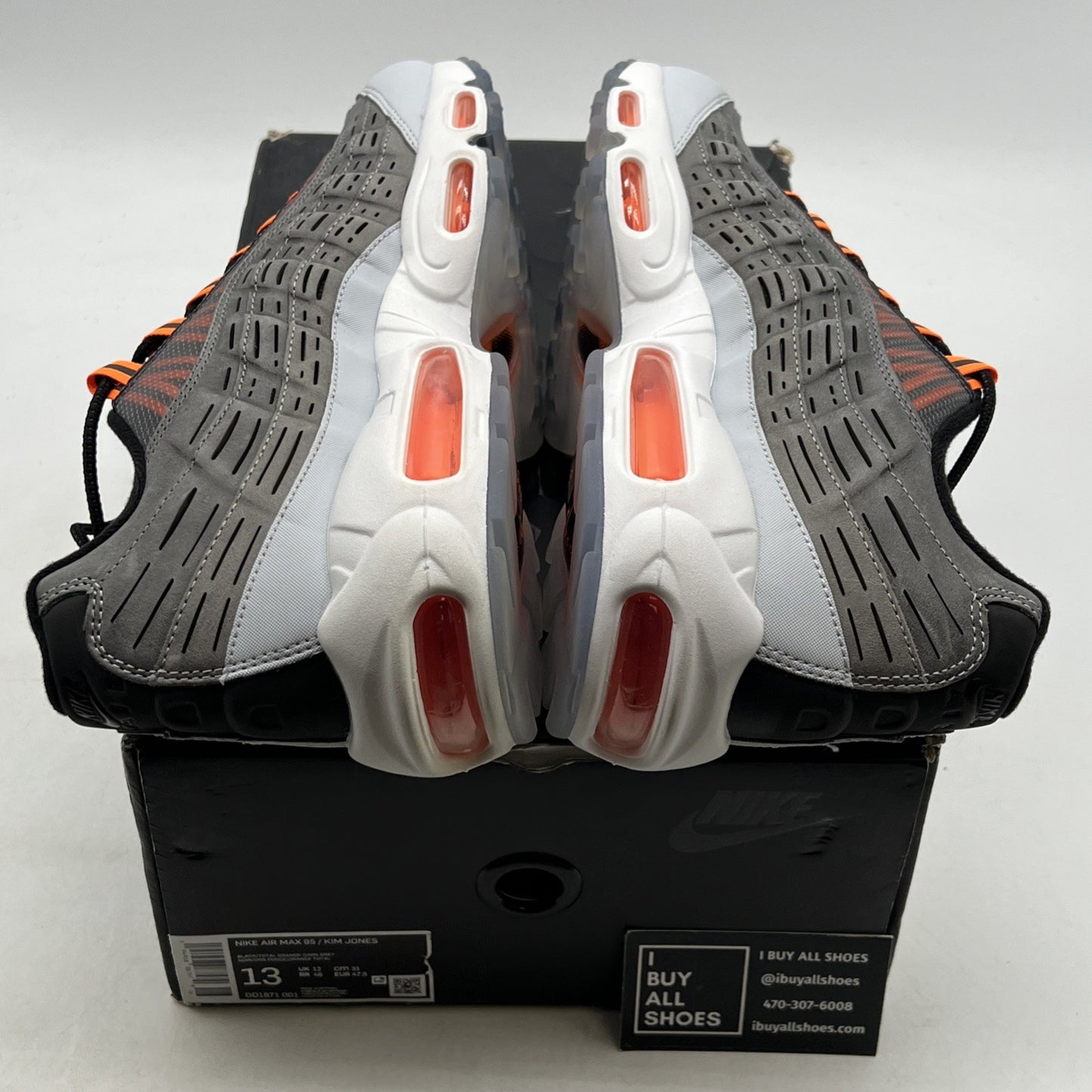 Size 13 - Nike Kim Jones x Air Max 95 Total Orange (DD1871-001)