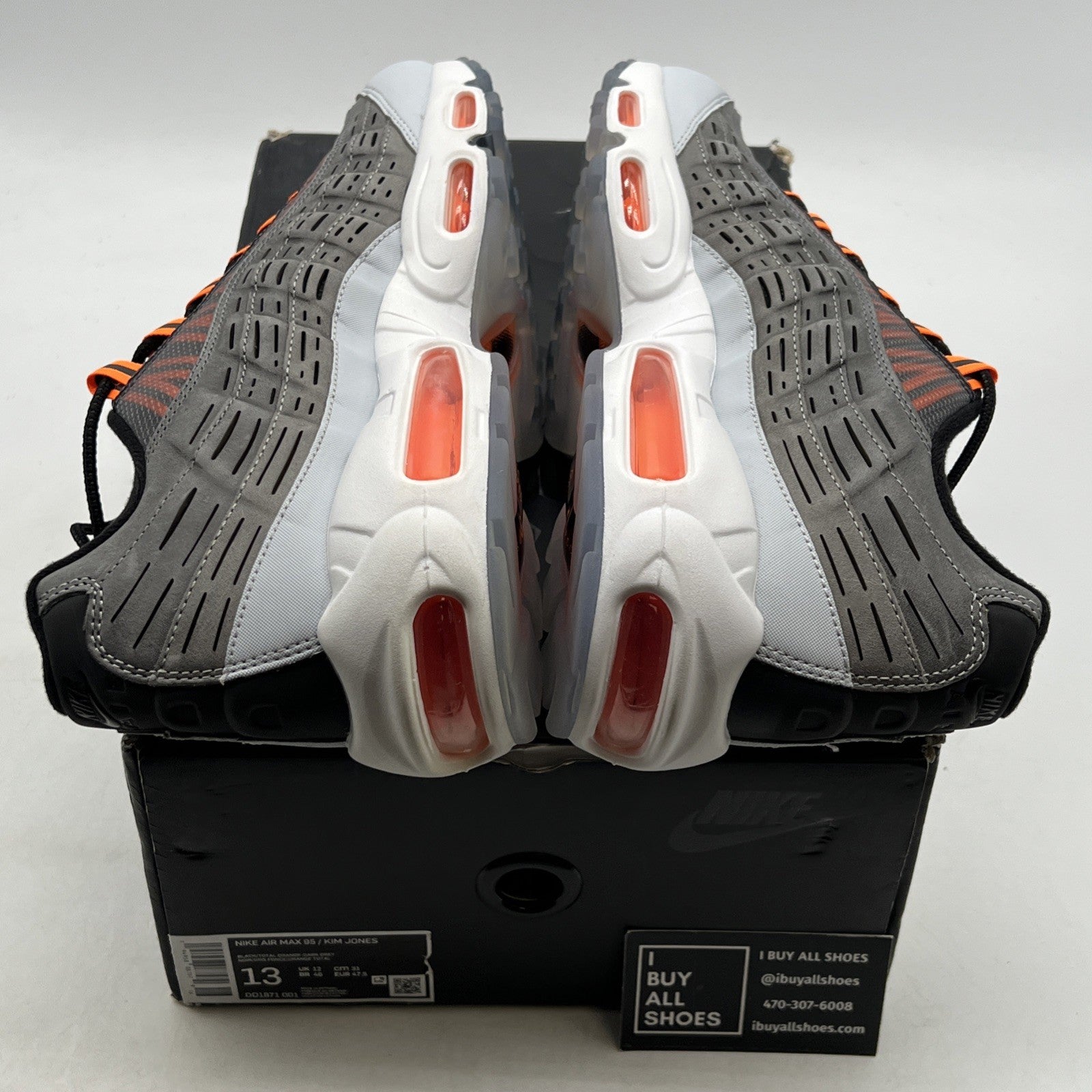 Size 13 - Nike Kim Jones x Air Max 95 Total Orange (DD1871-001)