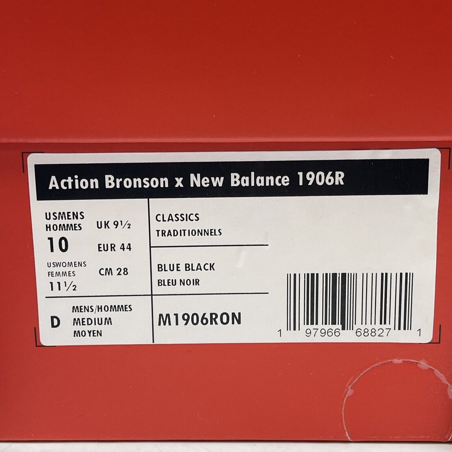 Size 10 - New Balance Action Bronson x 1906R Medusa Azul Purple (M1906RON)