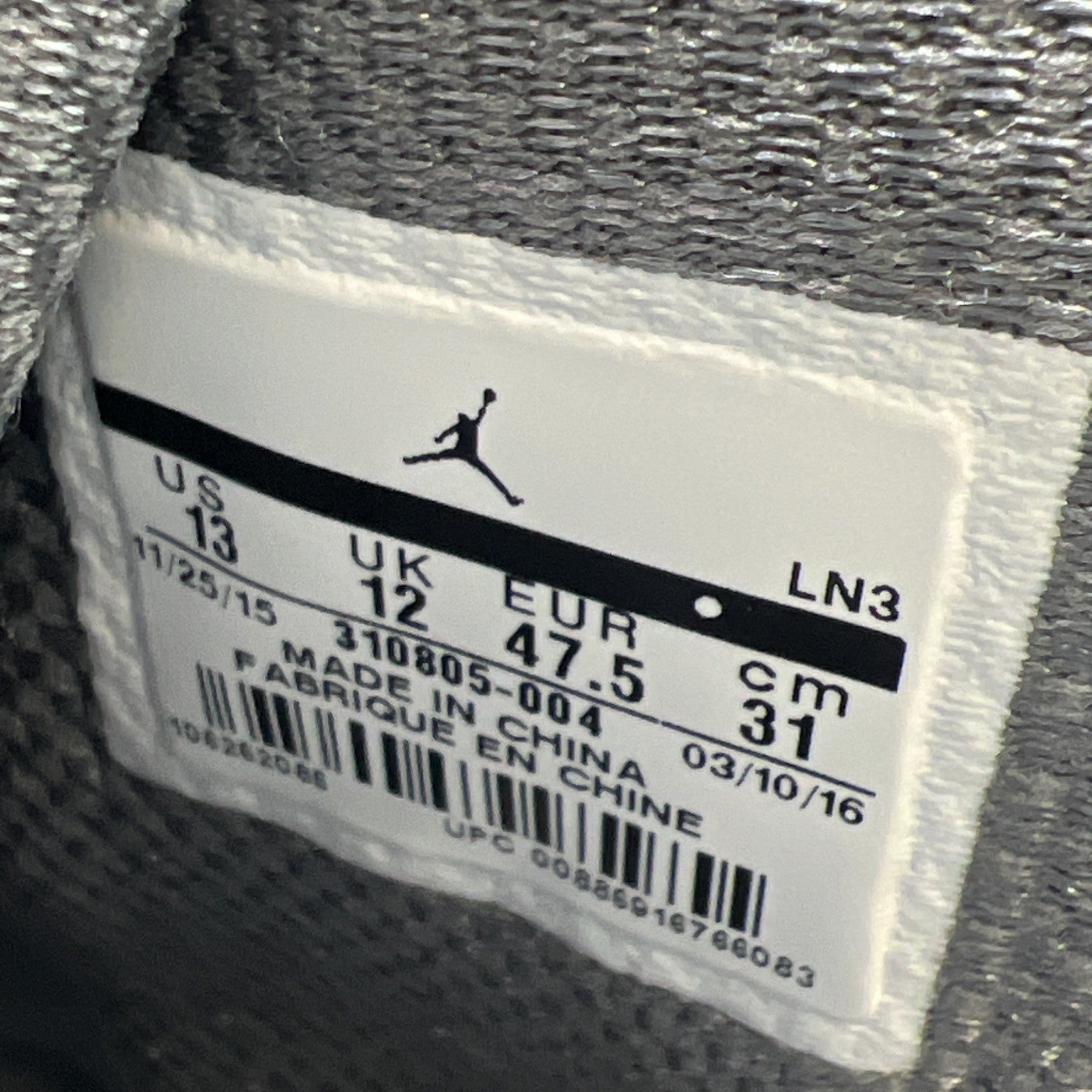 Size 13 - Air Jordan 10 Retro London (310805-004)