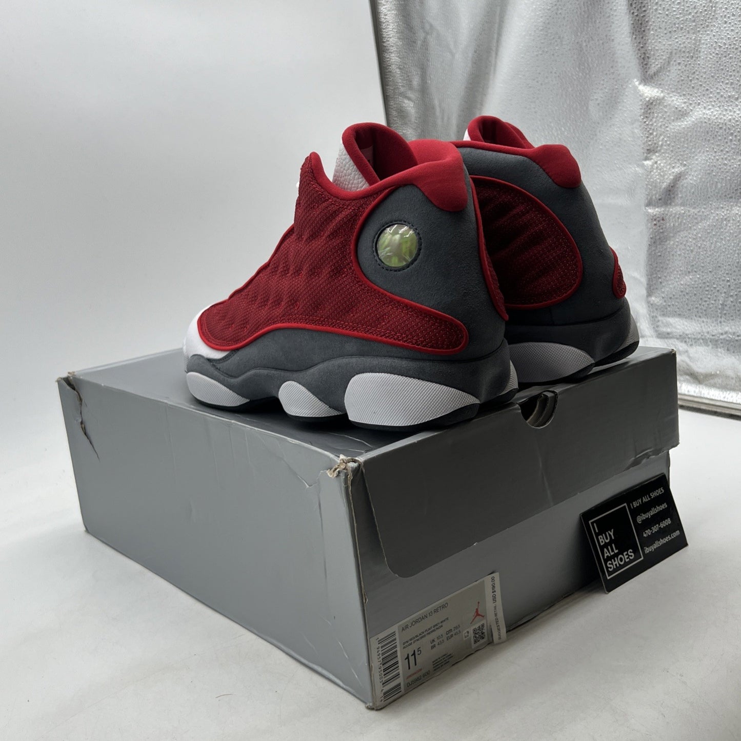 Size 11.5 - Air Jordan 13 Red/White - (DJ5982-600)