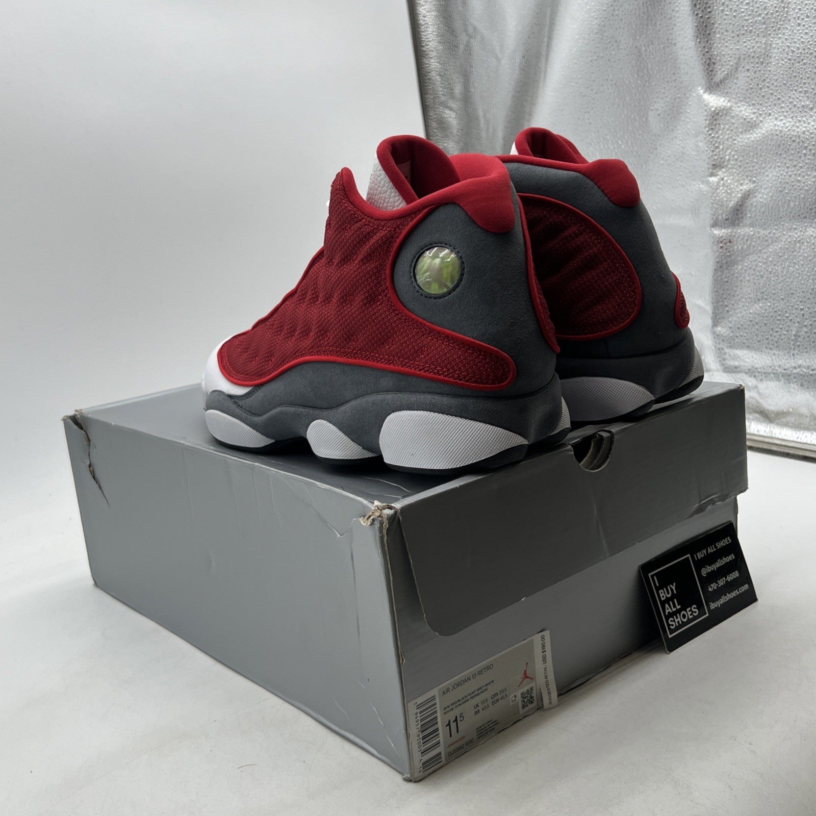 Size 11.5 - Air Jordan 13 Red/White - (DJ5982-600)