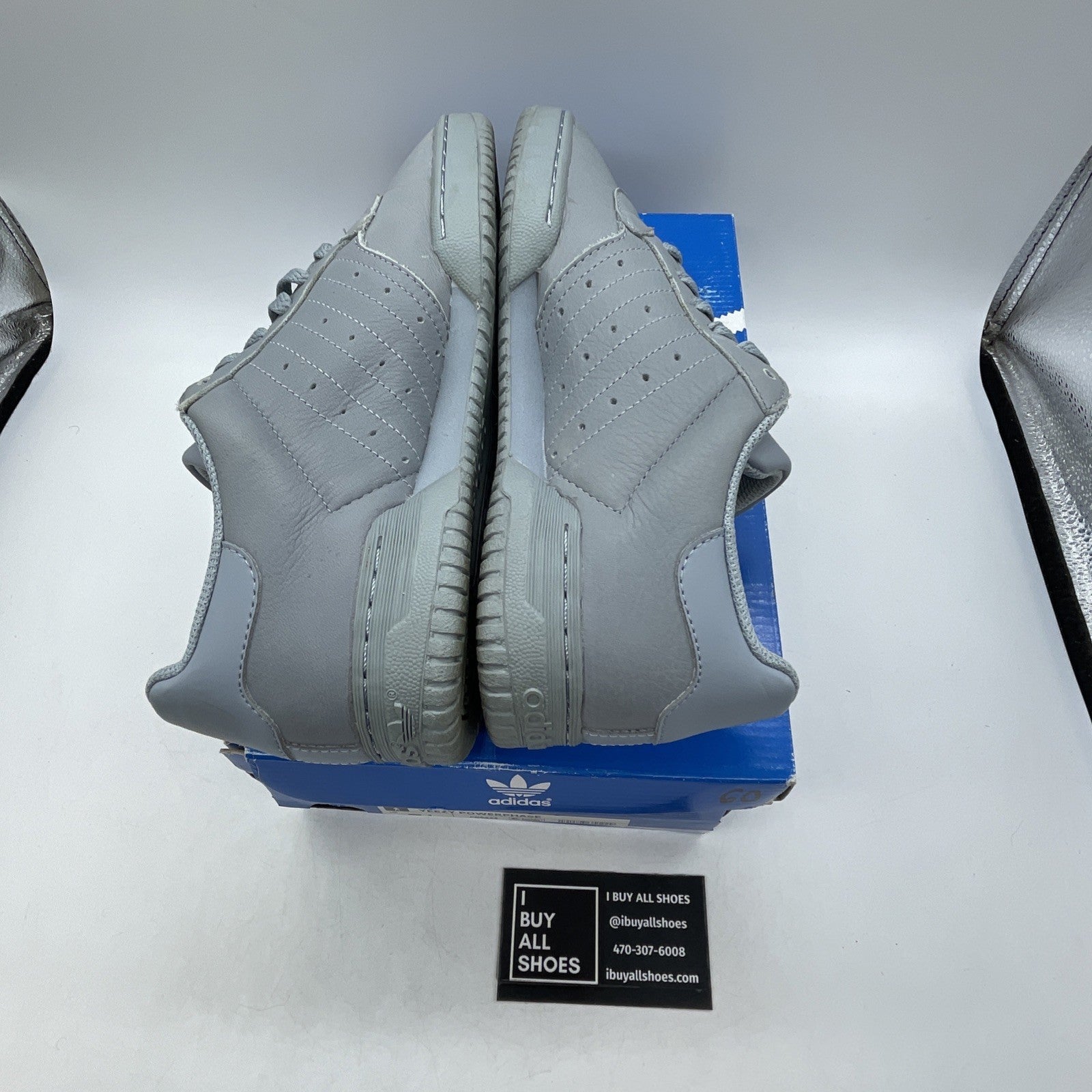 Size 5.5 - adidas Yeezy PowerPhase Calabasas Grey (CG6422)