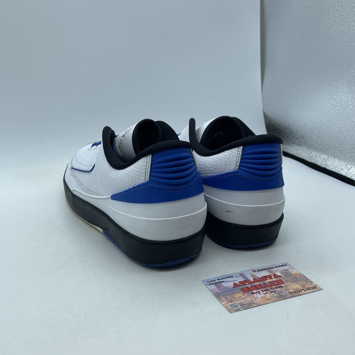 Size 10W - Air Jordan 2 Retro Low Varsity Royal Blue White Leather (DX4401-104)