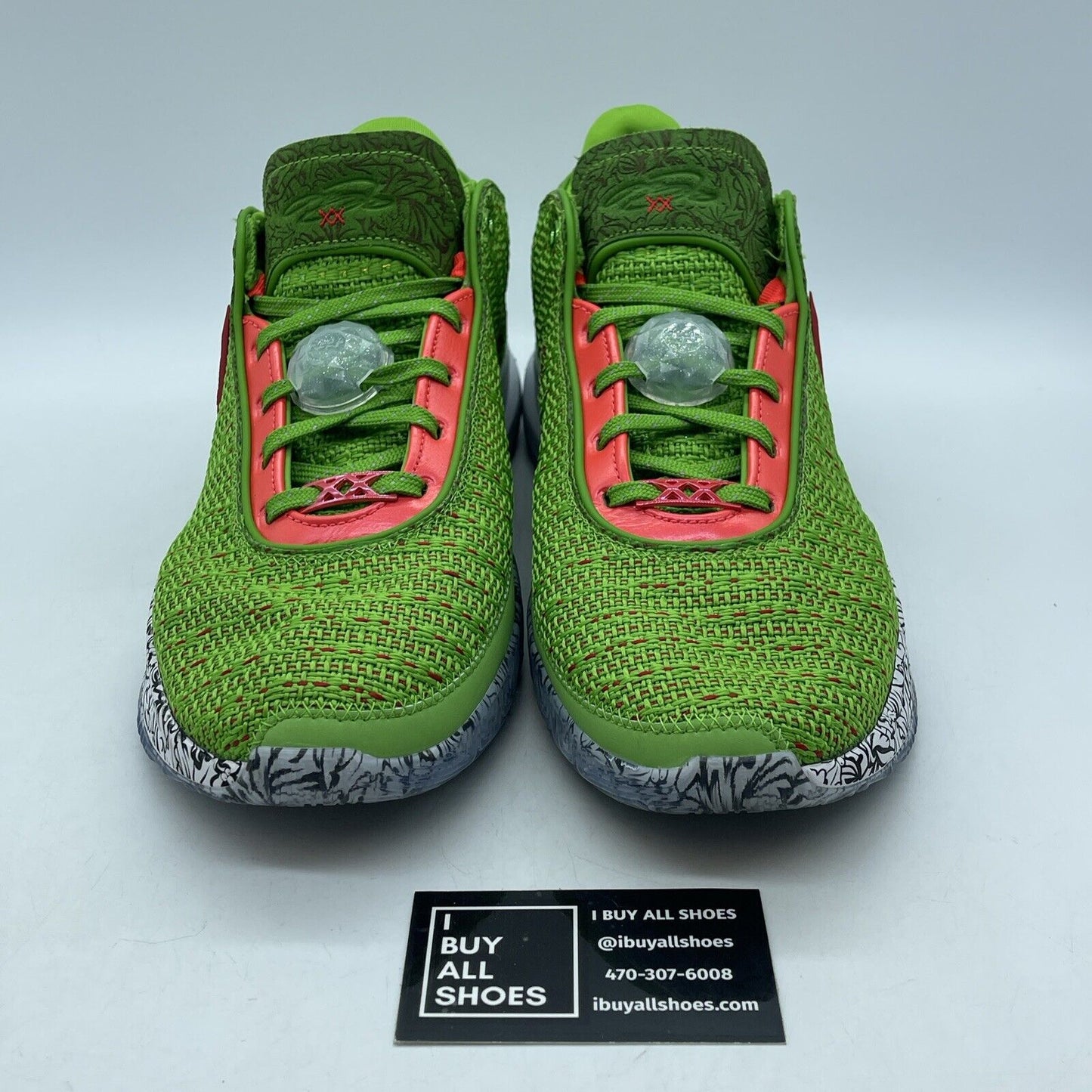 Size 11 - Nike LeBron 20 EP Stocking Stuffer Green Red Suede (FJ4956-300)
