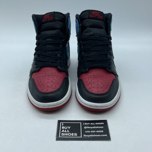 Size 6.5 - Jordan 1 High OG UNC To Chicago 2020 Red Black Leather (CD0461-046)