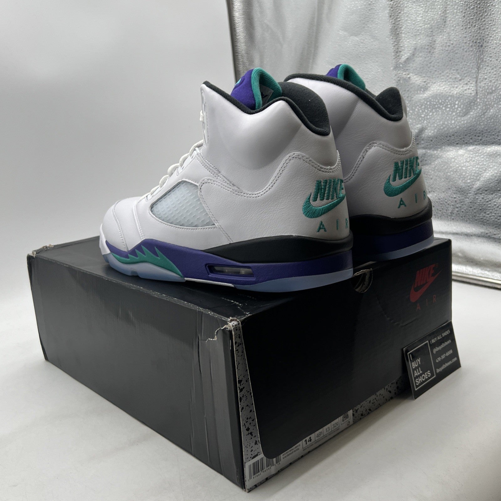 Size 14 - Air Jordan 5 Retro 2025 Grape (HQ7978-100)