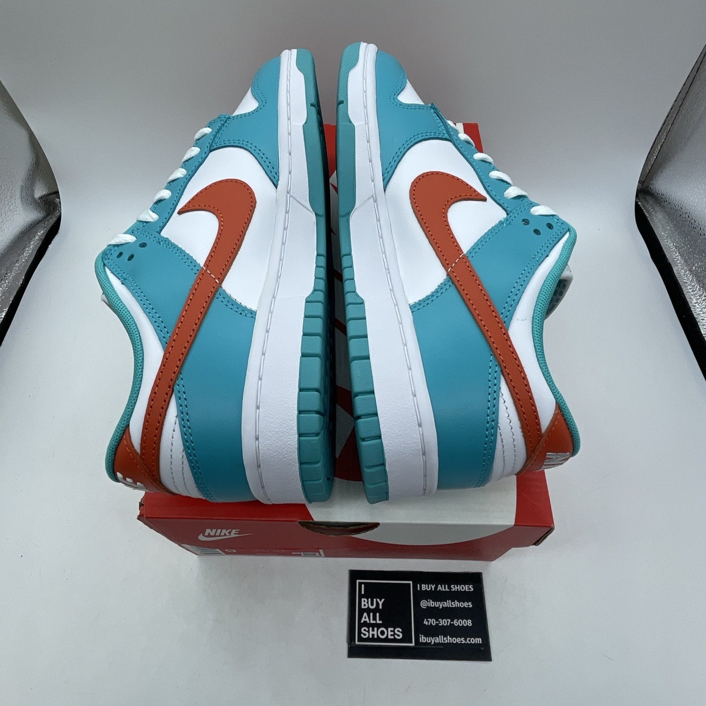 Size 9 - Nike Dunk Low Miami Dolphins (DV0833-102)