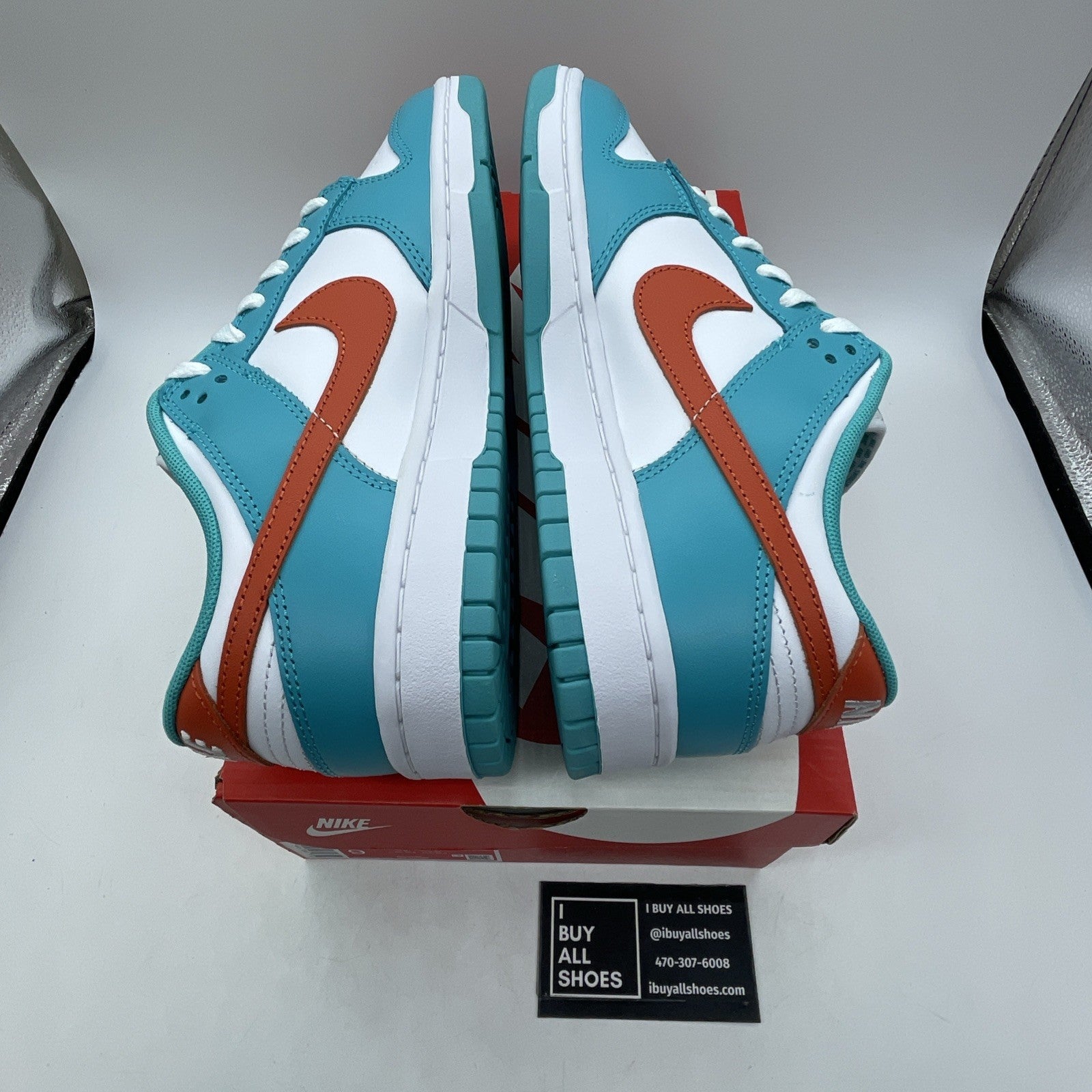 Size 9 - Nike Dunk Low Miami Dolphins (DV0833-102)