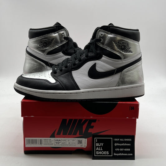 Size 10.5W - Air Jordan 1 High OG Metallic Silver (CD0461-001)