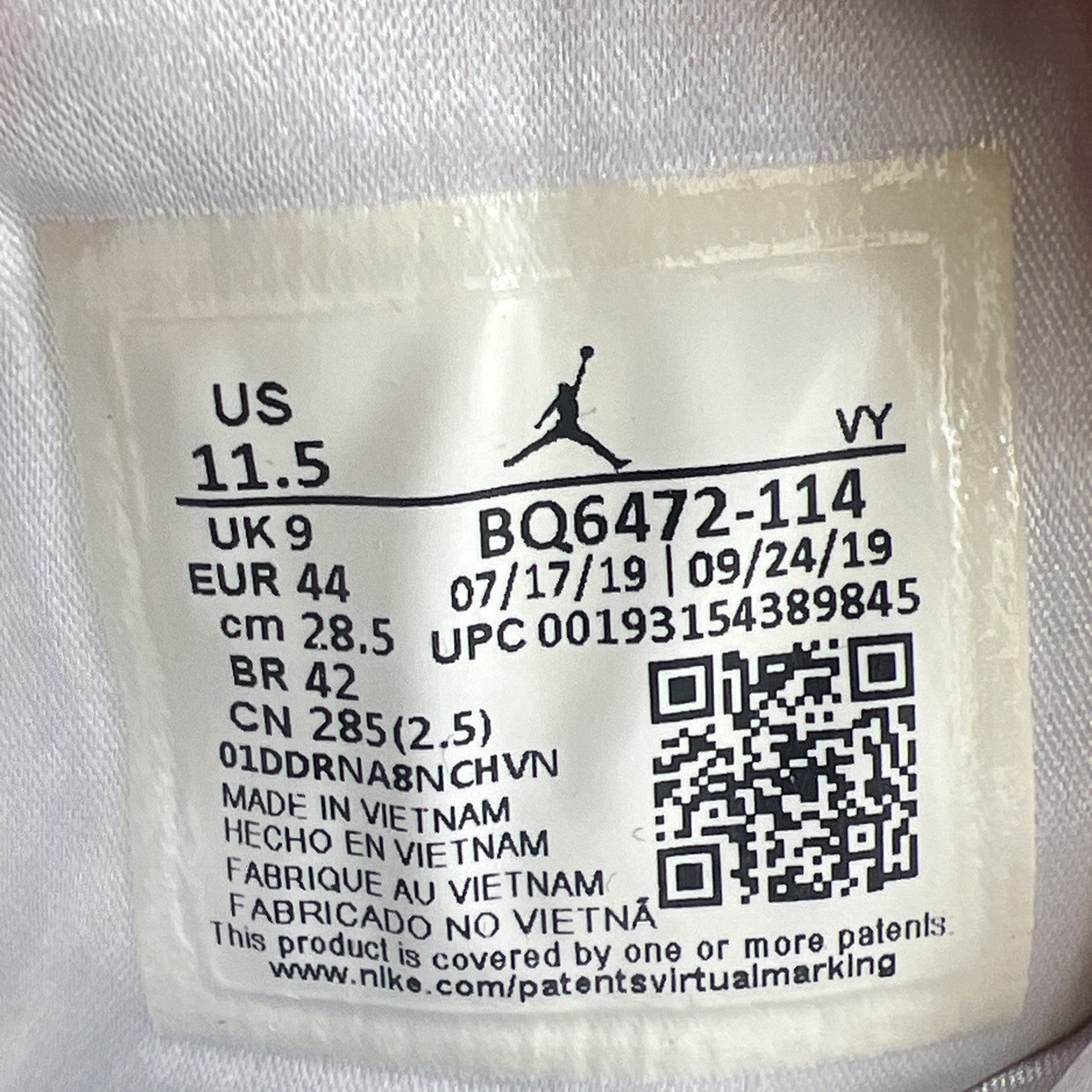 Size 11.5 - Air Jordan 1 Mid UNC W (BQ6472-114)