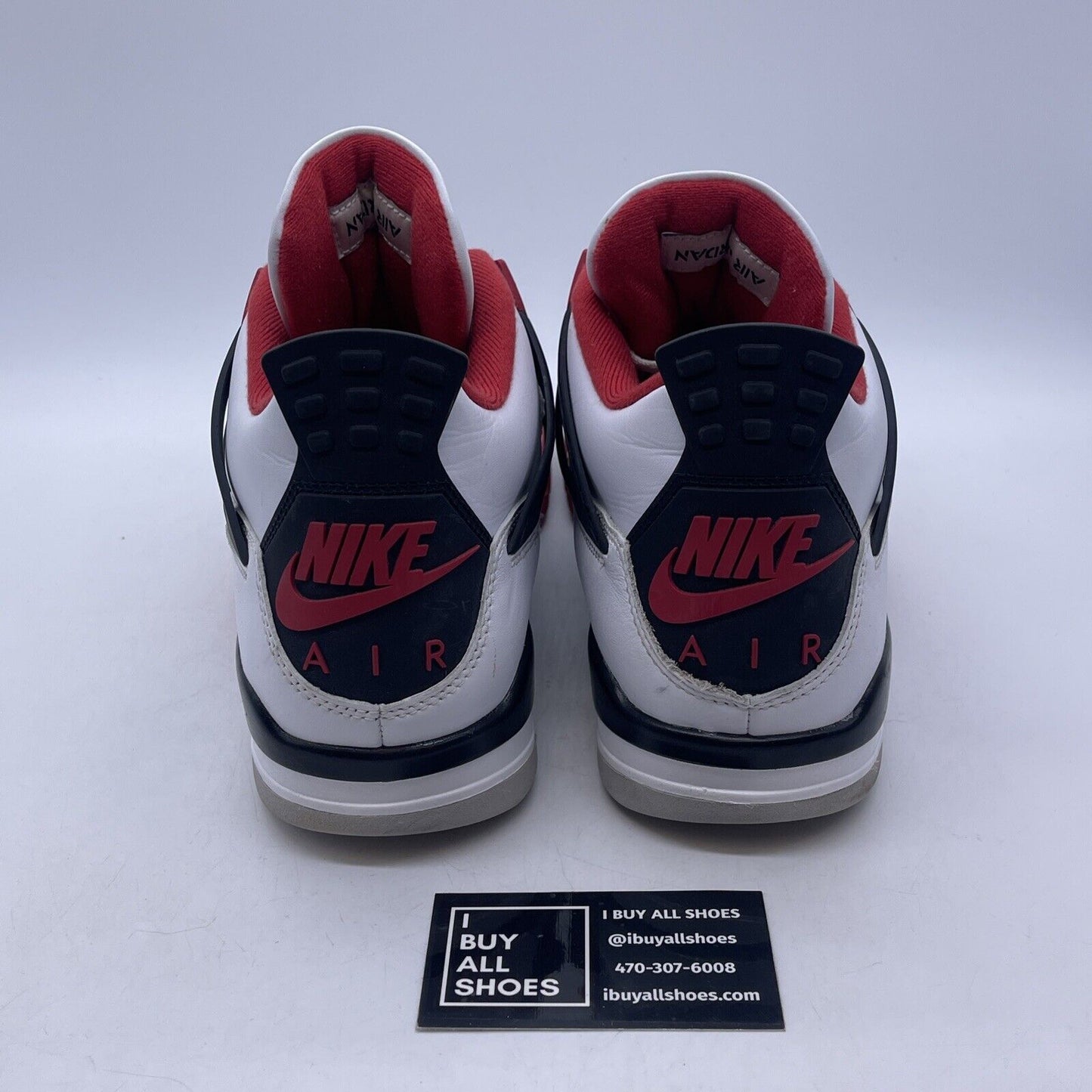 Size 11 - Jordan 4 Retro OG Mid Fire Red Black White Leather (DC7770-160)