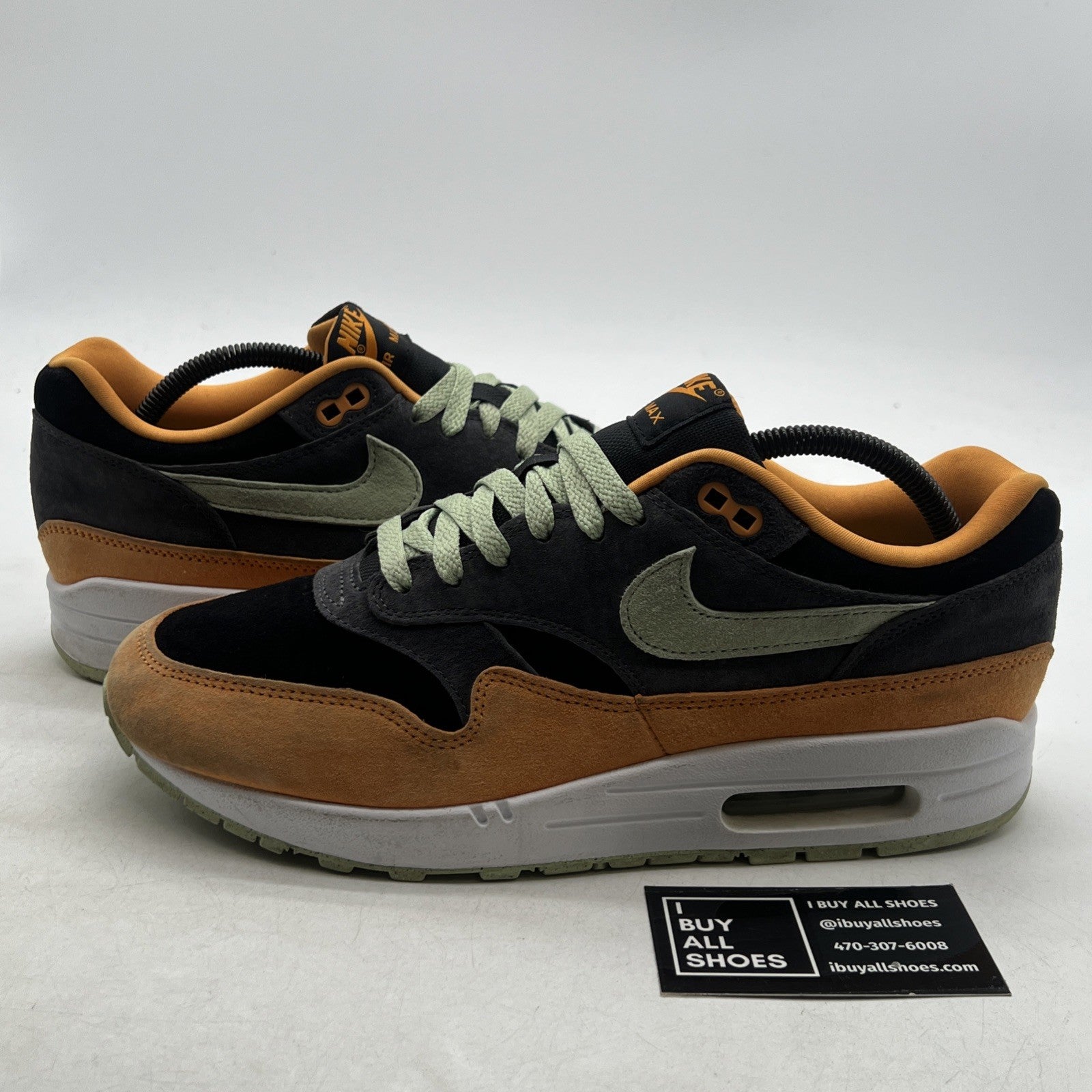 Size 10 - Nike Air Max 1 Premium Ugly Duckling - Honeydew (DZ0482-001)