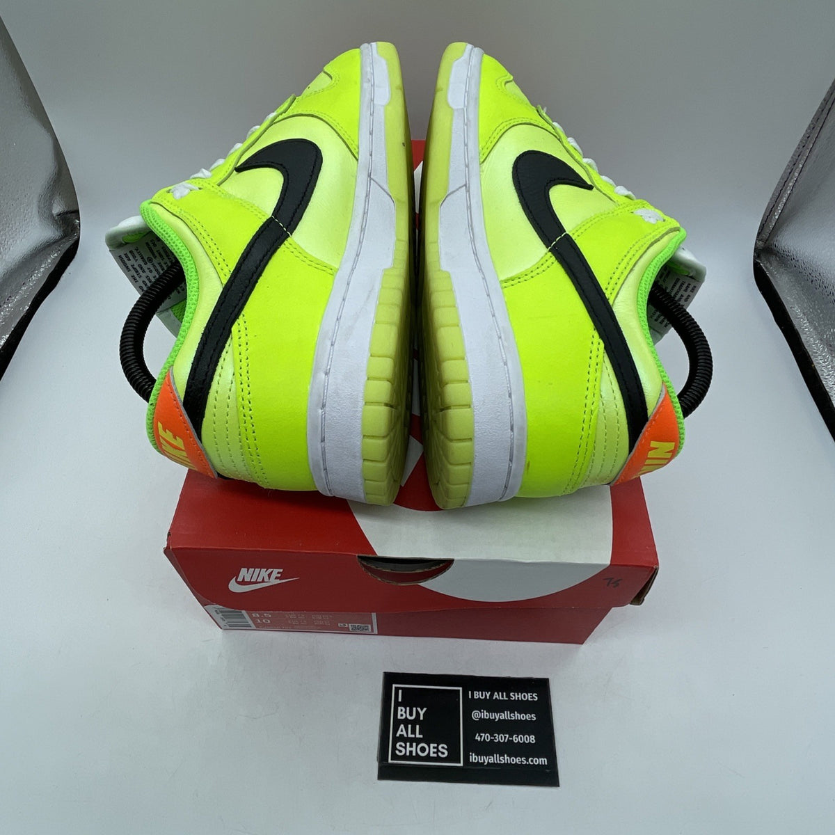 Size 8.5 - Dunk Low Volt Yellow Green White Orange Leather (FJ4610-702)