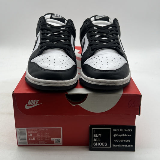 Size 10 - Nike Dunk Low Black White (DD1391-100)