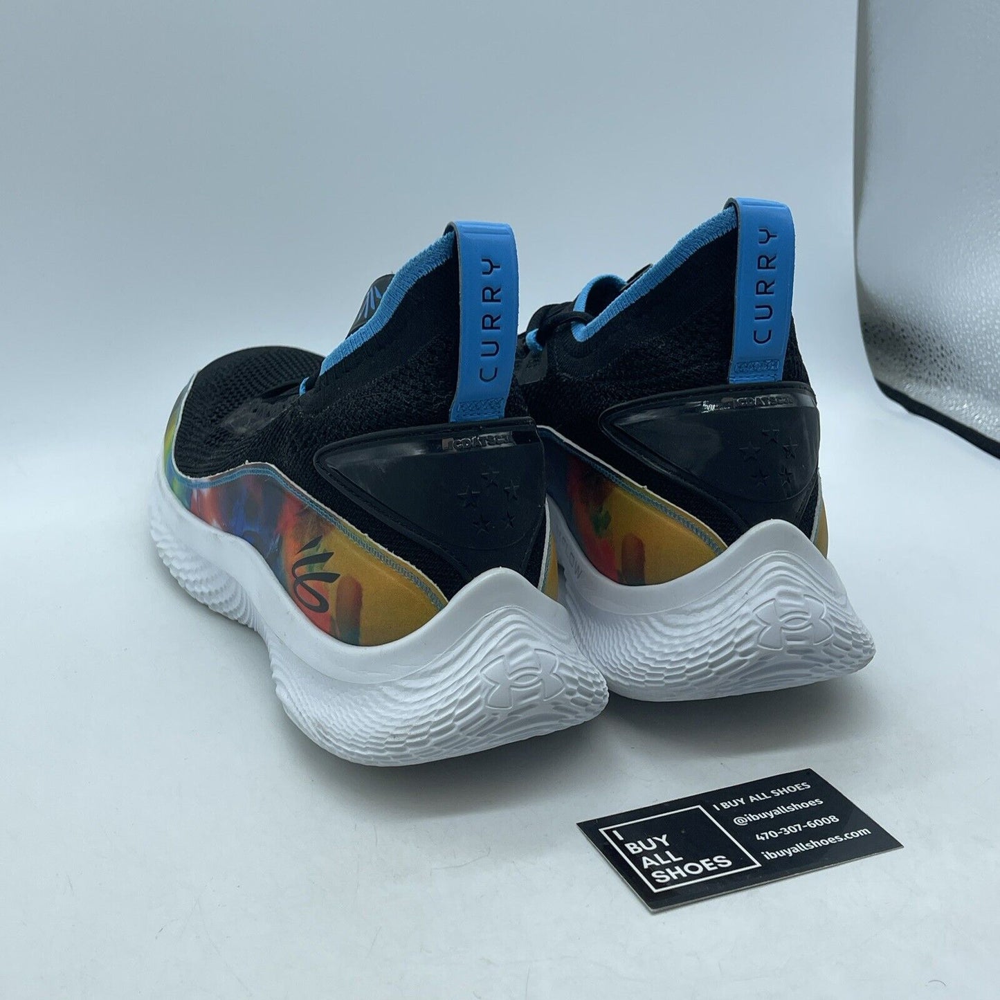 Size 13 - Under Armour Curry 8 Flow 'Feel Good Flow' Black Suede (3024032-001)
