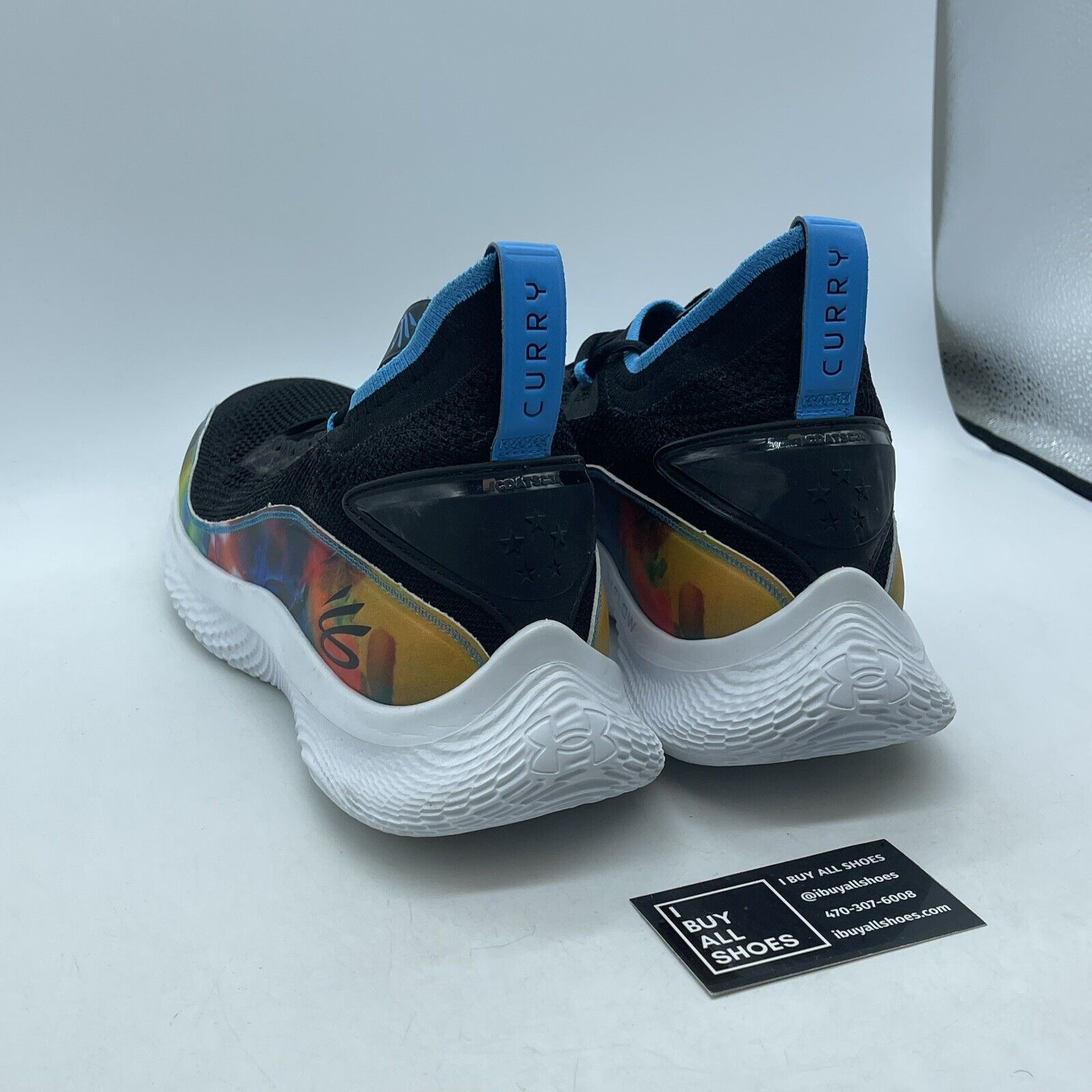 Size 13 - Under Armour Curry 8 Flow 'Feel Good Flow' Black Suede (3024032-001)