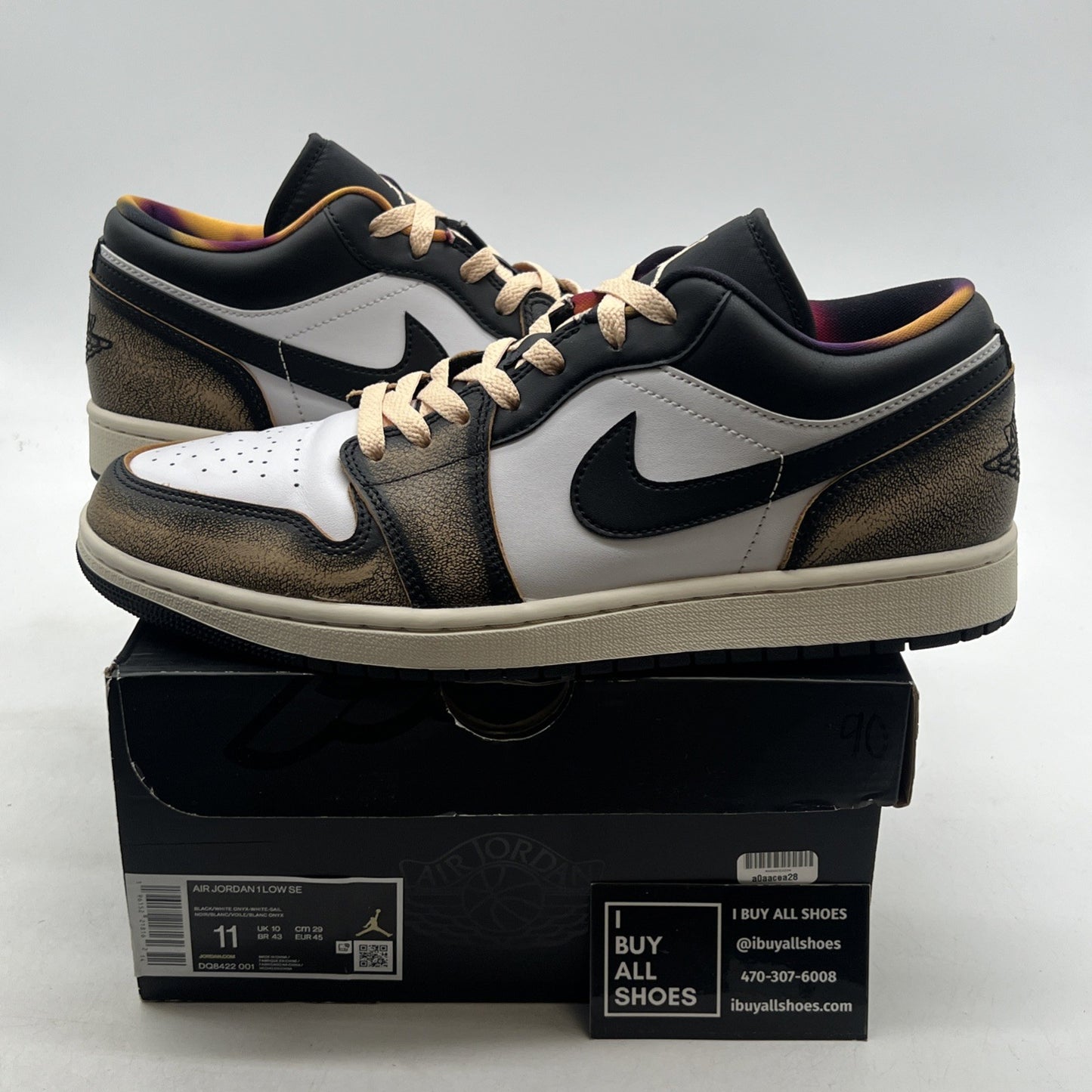 Size 11 - Air Jordan 1 Low SE Wear Away Tan 2022 (DQ8422-001)