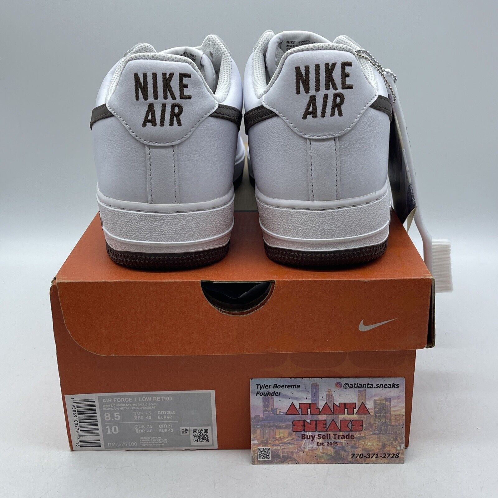 Size 8.5 - Nike Air Force 1 Low Color of the Month White Chocolate (DM0576-100)