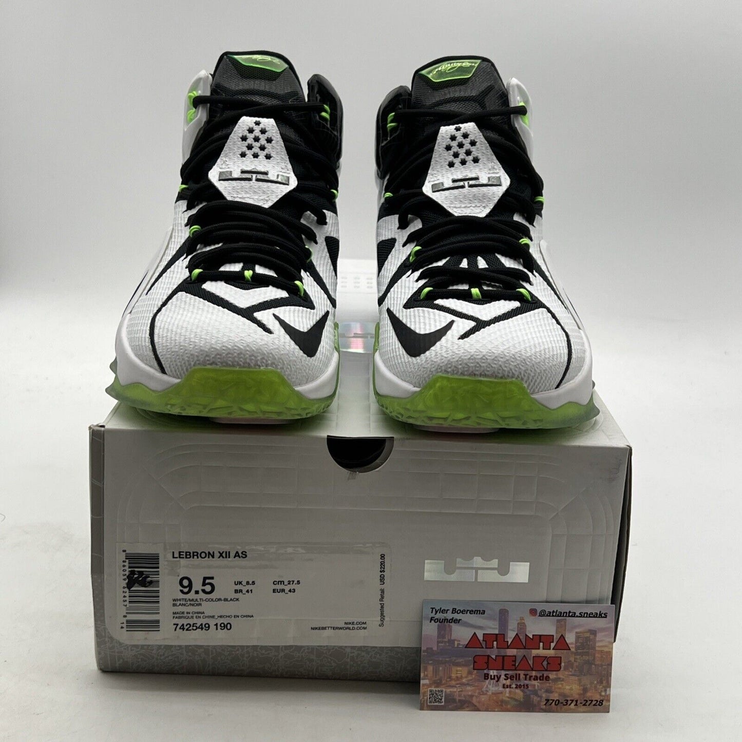 Size 9.5 - Nike LeBron 12 All Star (742549-190)