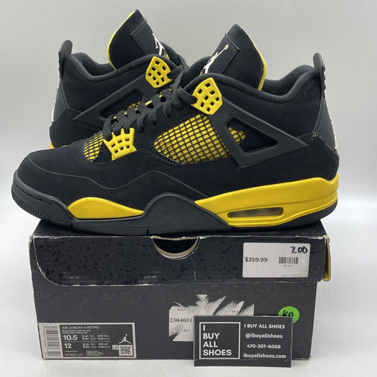 Size 10.5 - Air Jordan 4 Retro Mid Thunder (DH6927-017)
