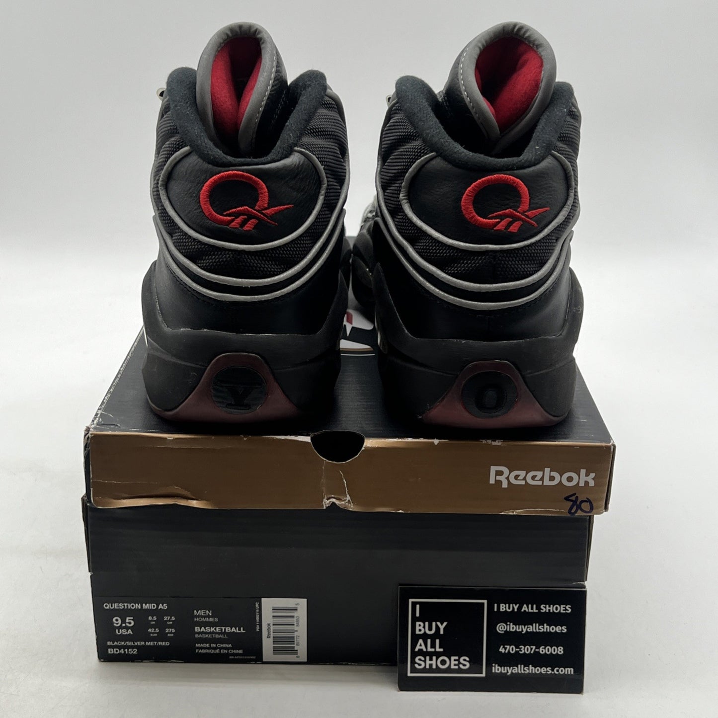 Size 9.5 - Reebok Jadakiss x Question Mid A5 (BD4152)