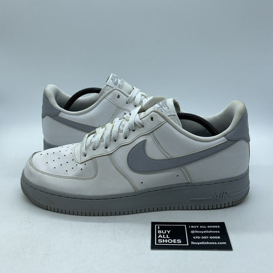 Size 12 - Nike Air Force 1 '07 White Grey Sole Suede Leather (CK7663-104)